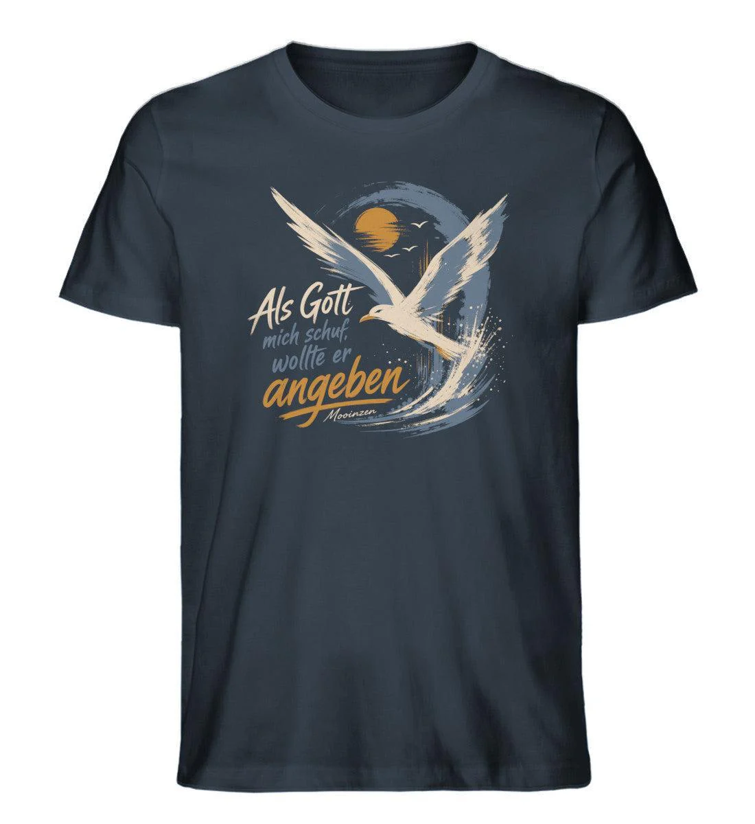 Als Gott mich schuf, wollte er angeben · Herren Premium Bio T-Shirt - Image 5