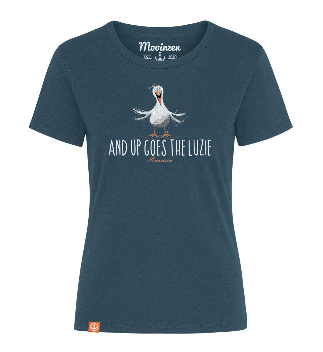 And up goes the Luzie · Damen Premium Signature Bio T-Shirt - Image 3