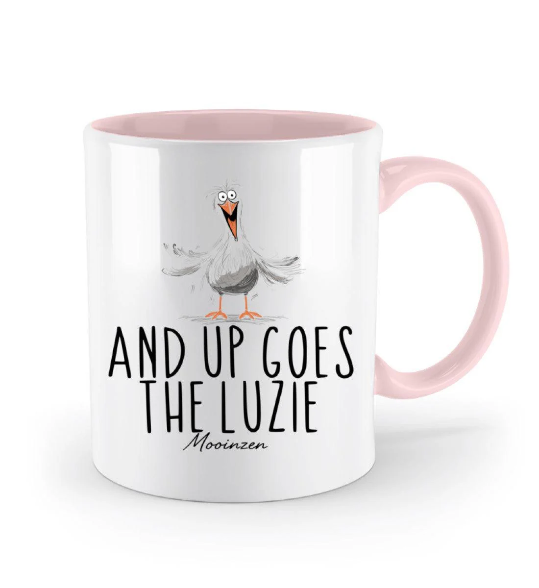 And up goes the Luzie · Keramiktasse Zweifarbig - Image 9