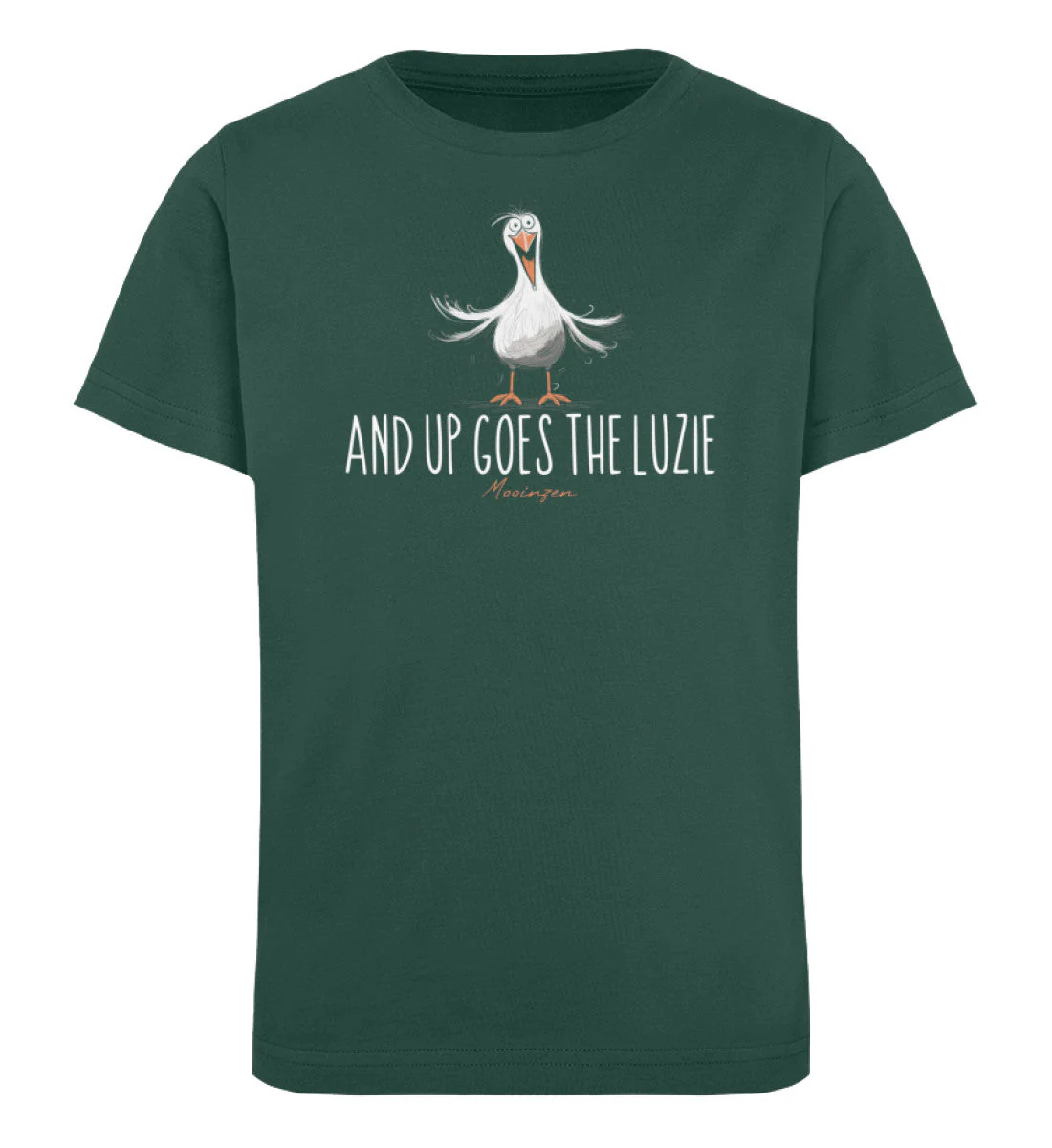 And up goes the Luzie · Kinder Premium Bio T-Shirt - Image 3