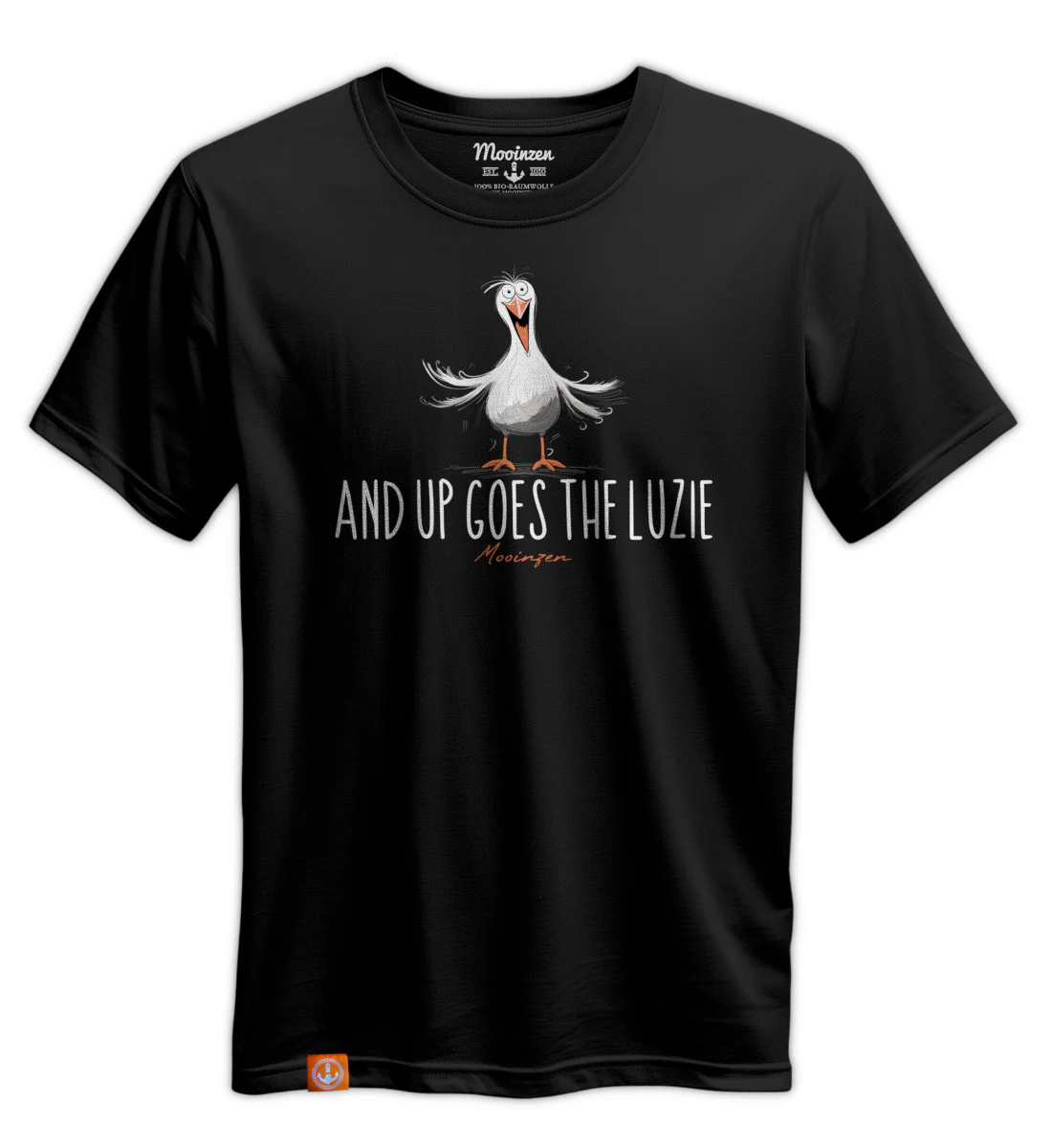 And Up Goes The Luzie · Unisex Premium Bio T-Shirt