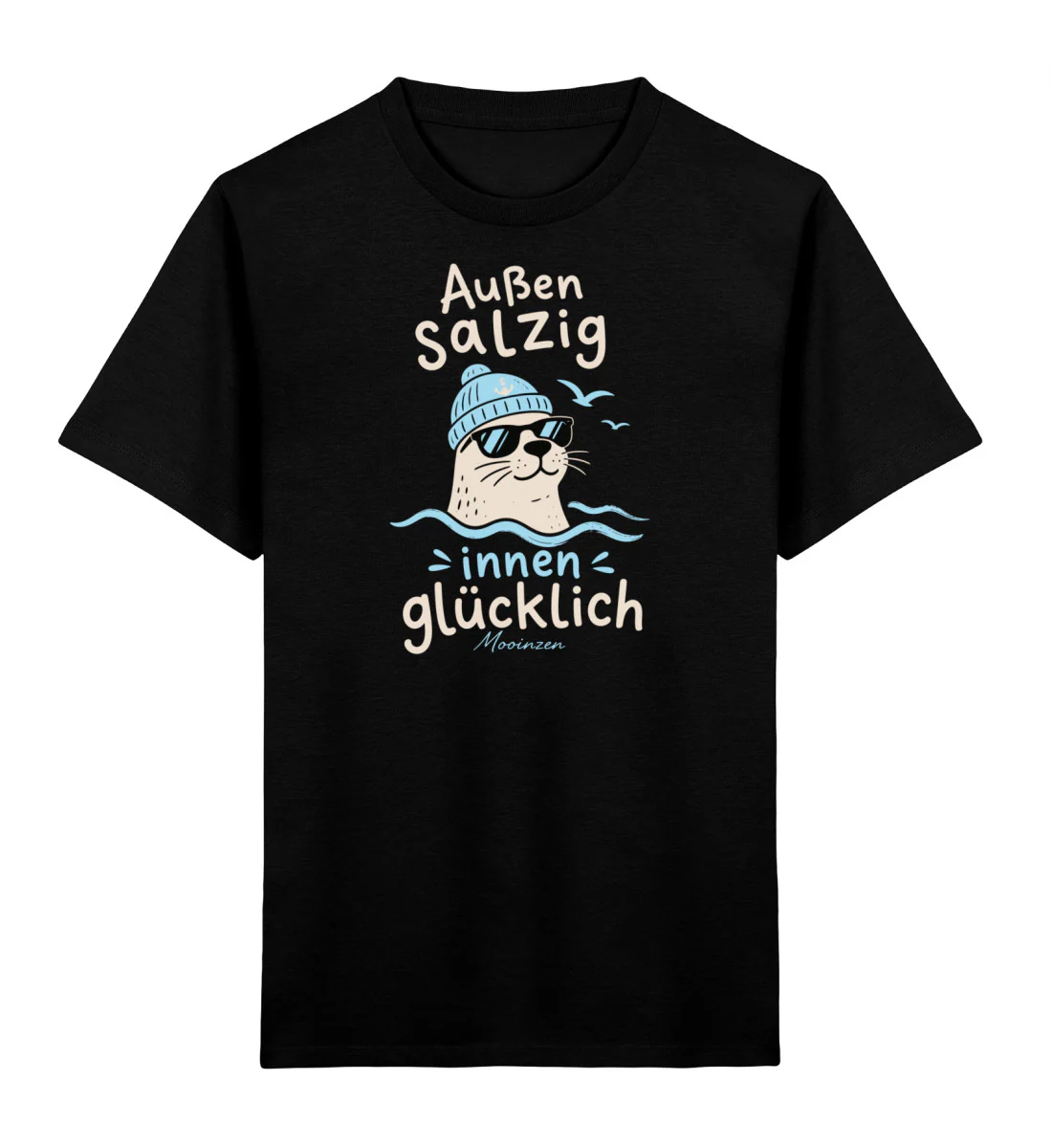 Außen salzig innen glücklich · Kinder Premium Bio T-Shirt