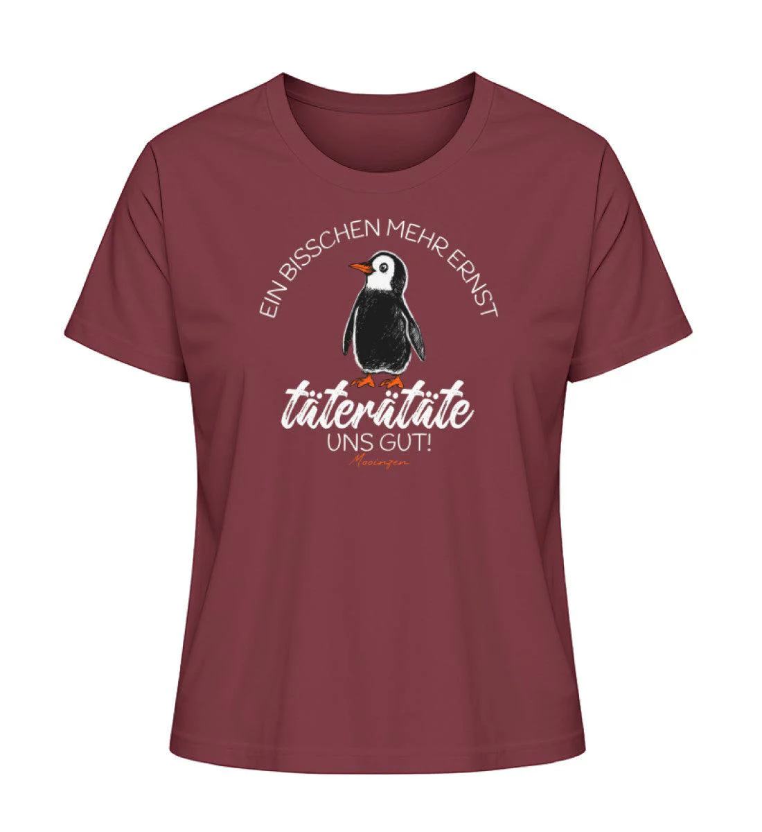 Bisschen mehr Ernst täterätäte uns gut · Damen Premium Bio T-Shirt 2.0 - Image 4