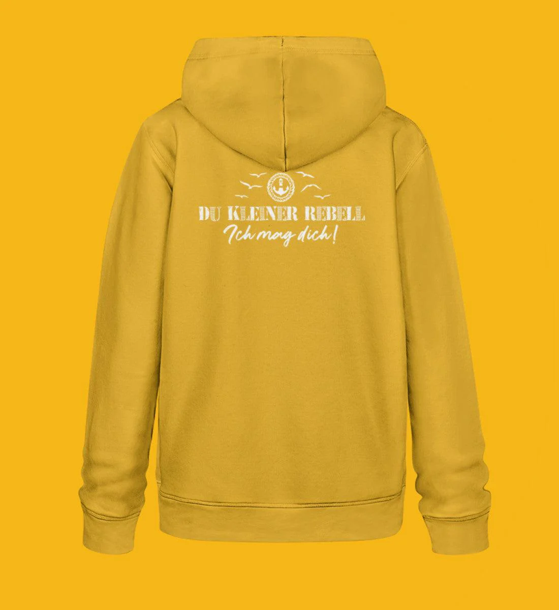 Den Satz hinten nicht lesen · Unisex Bio Hoodie - Image 8
