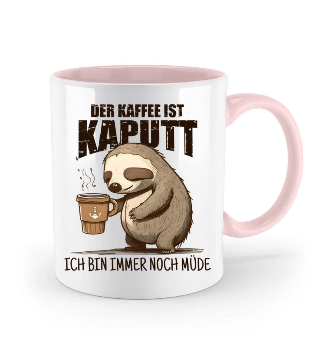 Der Kaffee ist kaputt, immer noch müde · Keramiktasse Zweifarbig - Image 9