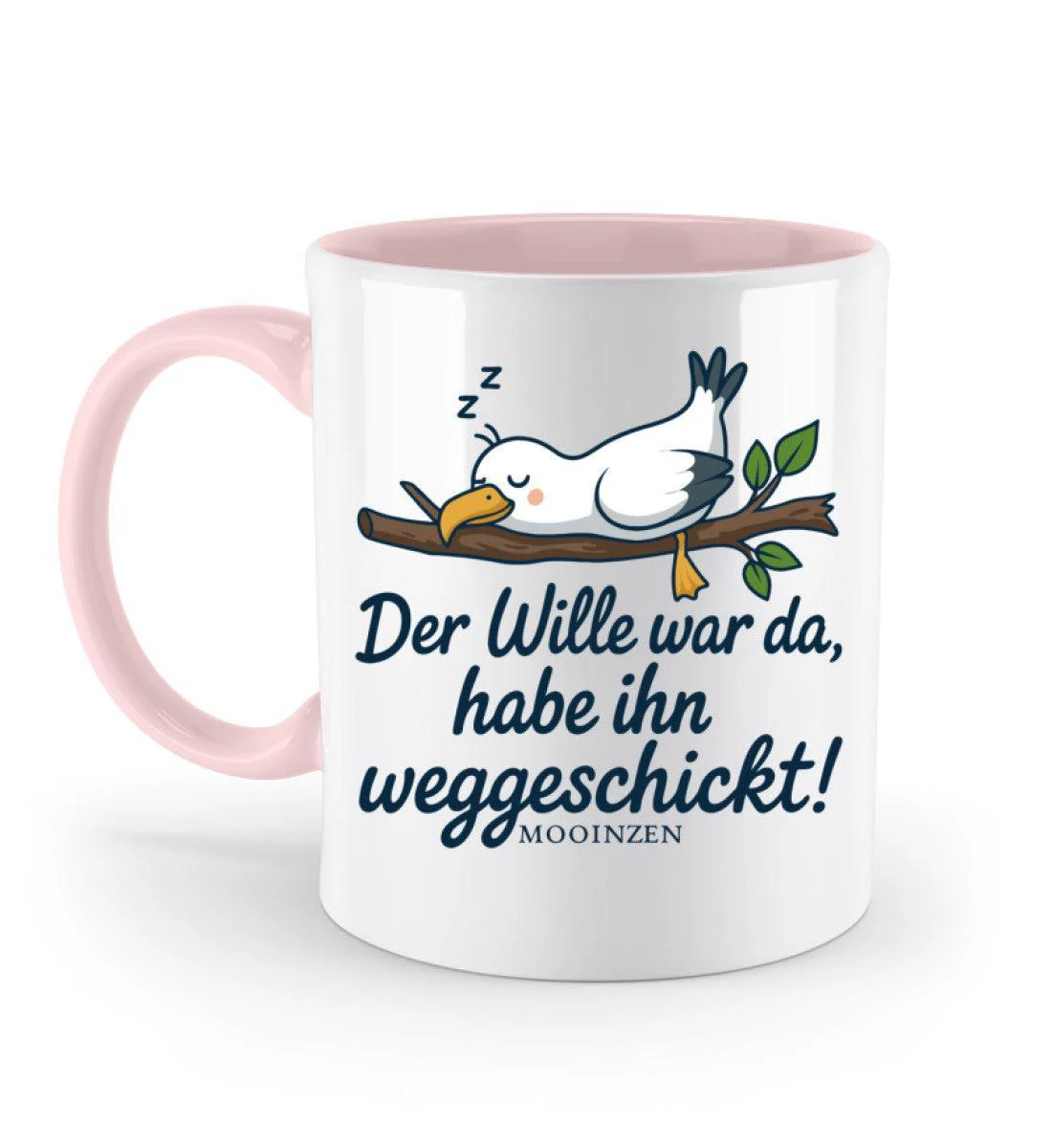 Der Wille war da weggeschickt · Keramiktasse Zweifarbig - Image 10