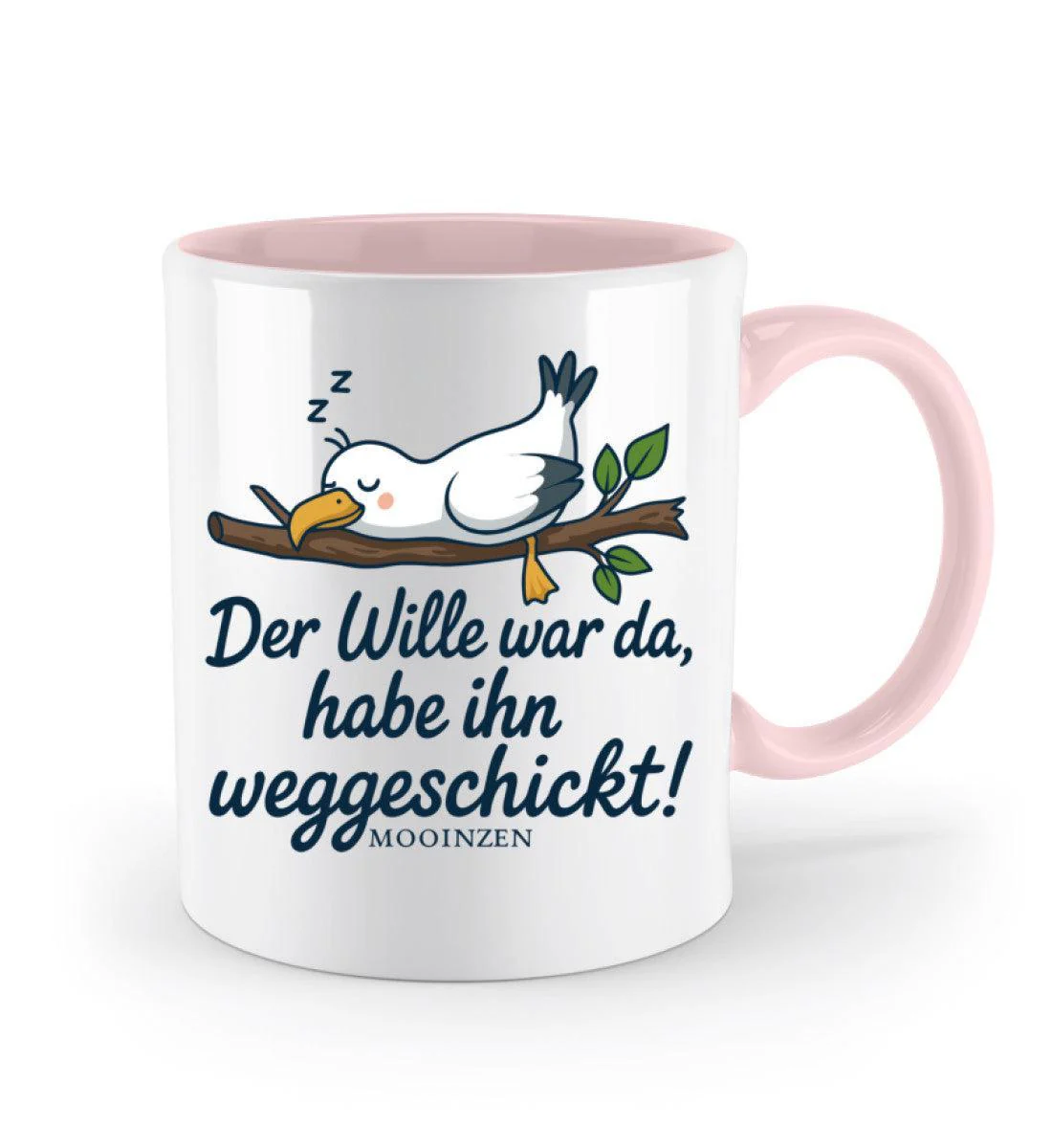 Der Wille war da weggeschickt · Keramiktasse Zweifarbig - Image 9