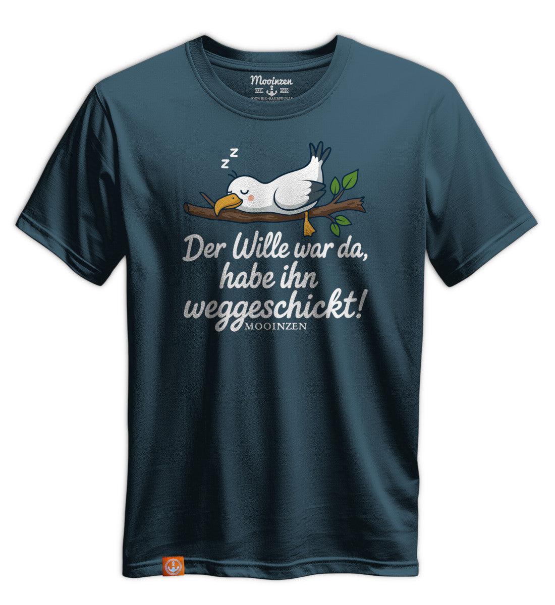 Der Wille war da weggeschickt · Unisex Premium Bio T-Shirt - Image 3