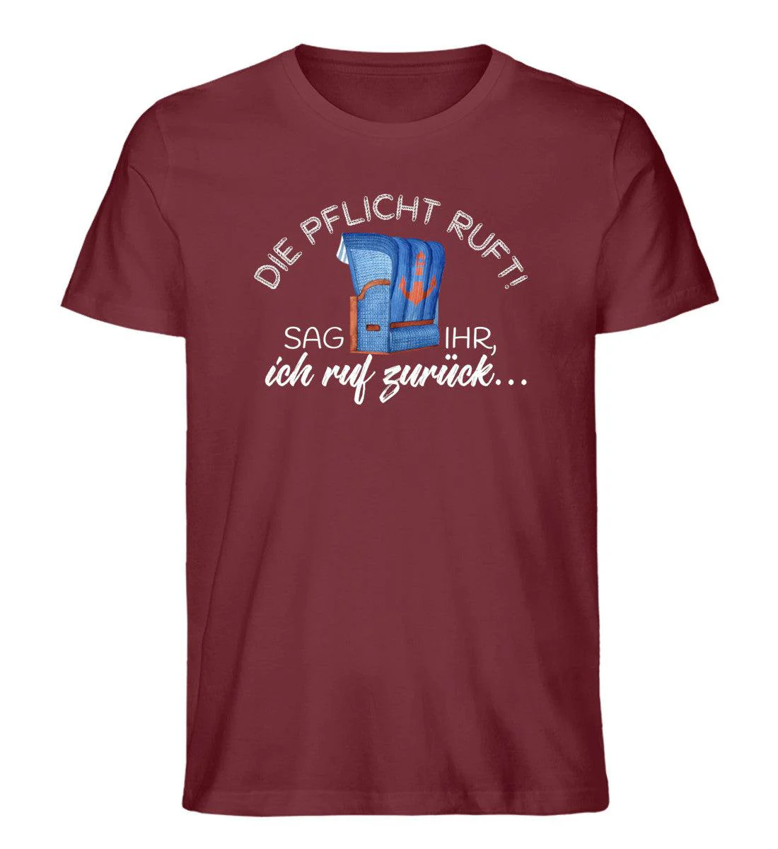 Die Pflicht ruft! Ruhestand · Herren Premium Bio T-Shirt - Image 4