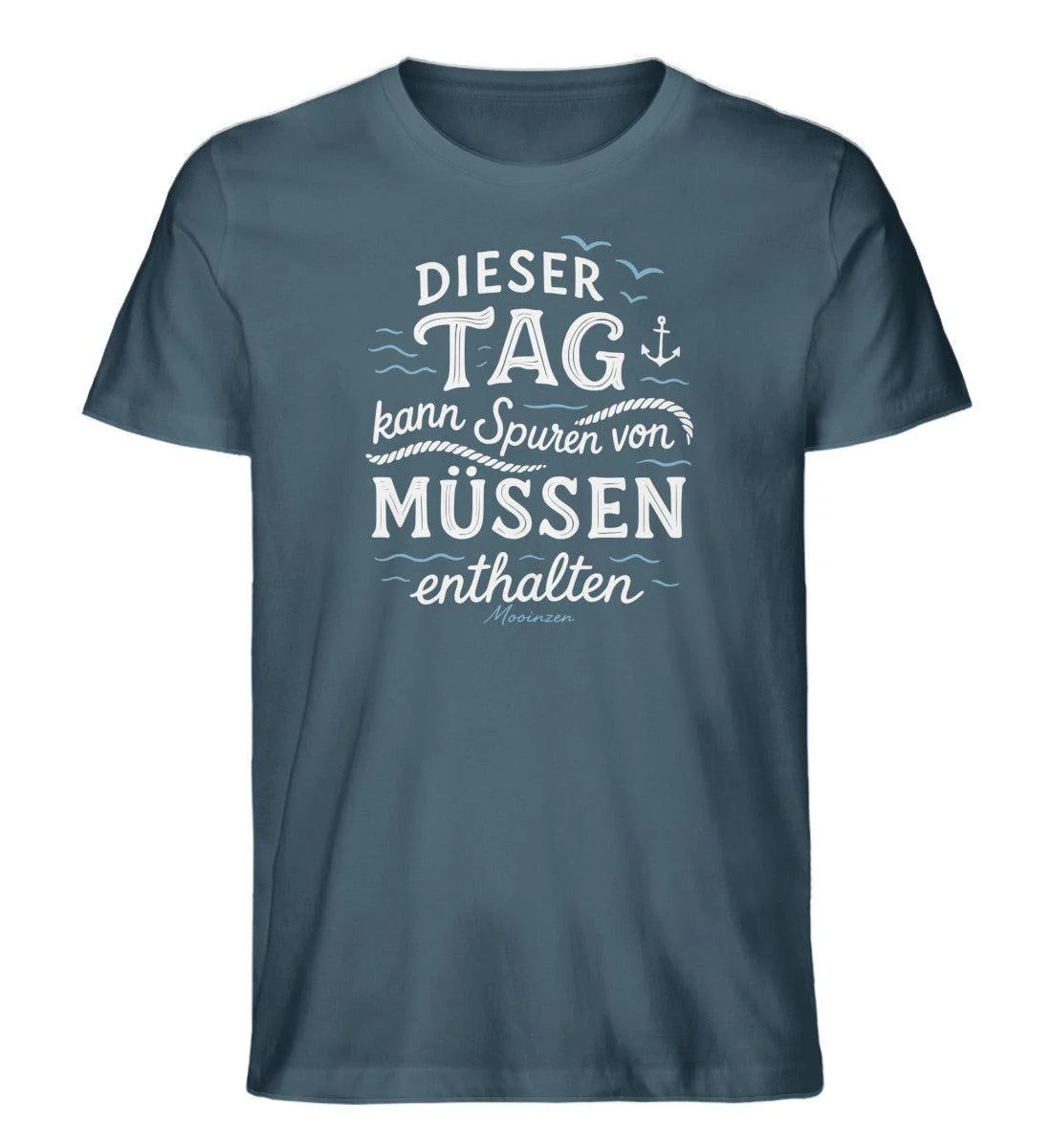 Dieser Tag kann Spuren von müssen enthalten · Herren Premium Bio T-Shirt - Image 3