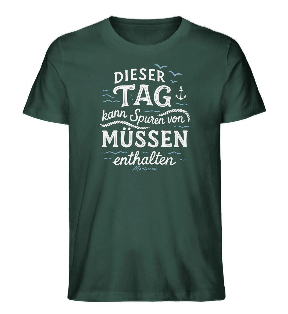 Dieser Tag kann Spuren von müssen enthalten · Herren Premium Bio T-Shirt - Image 4
