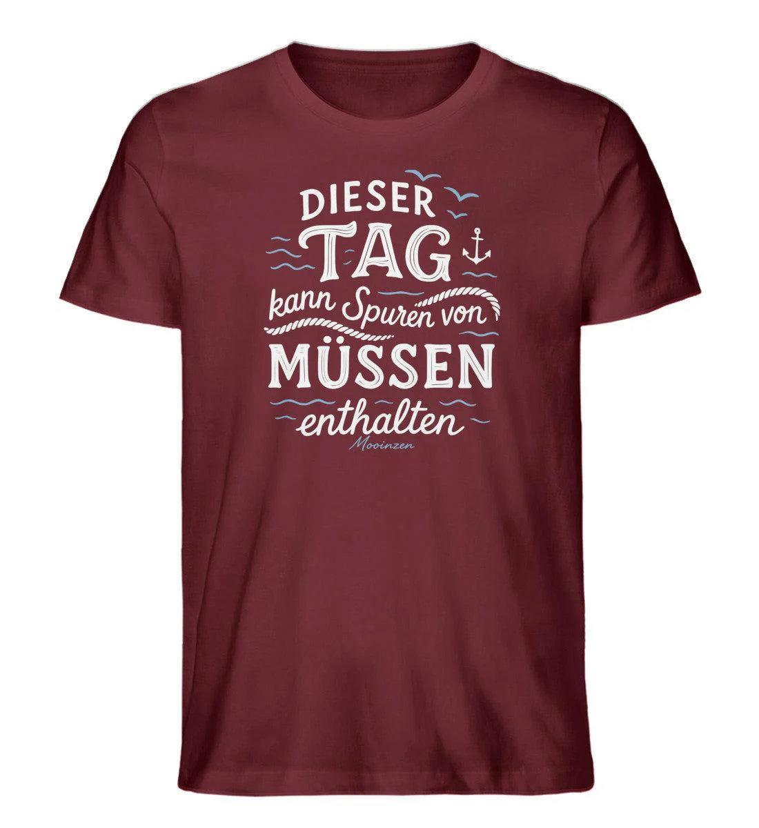 Dieser Tag kann Spuren von müssen enthalten · Herren Premium Bio T-Shirt - Image 5