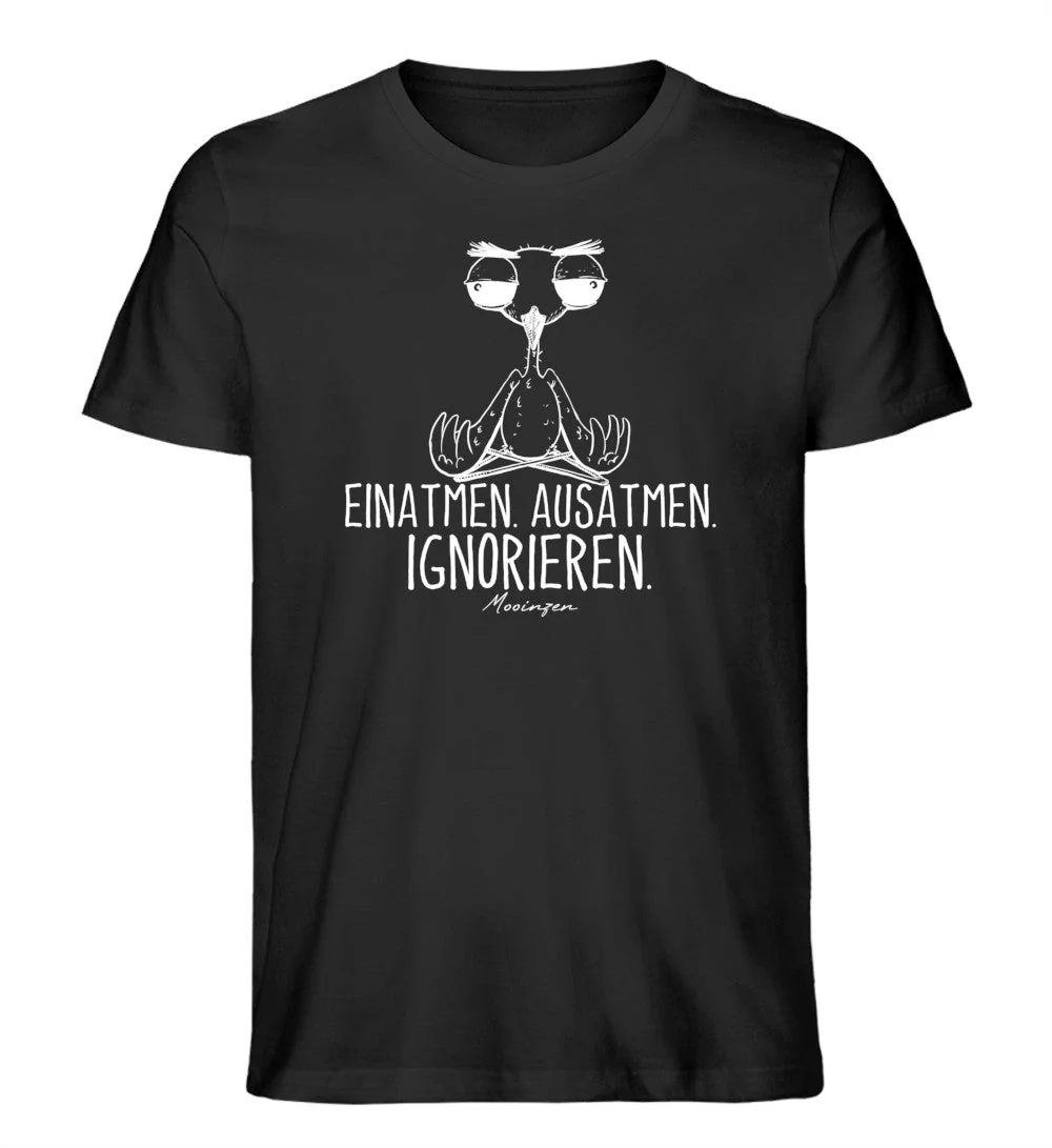 Einatmen Ausatmen ignorieren · Herren Premium Bio T-Shirt
