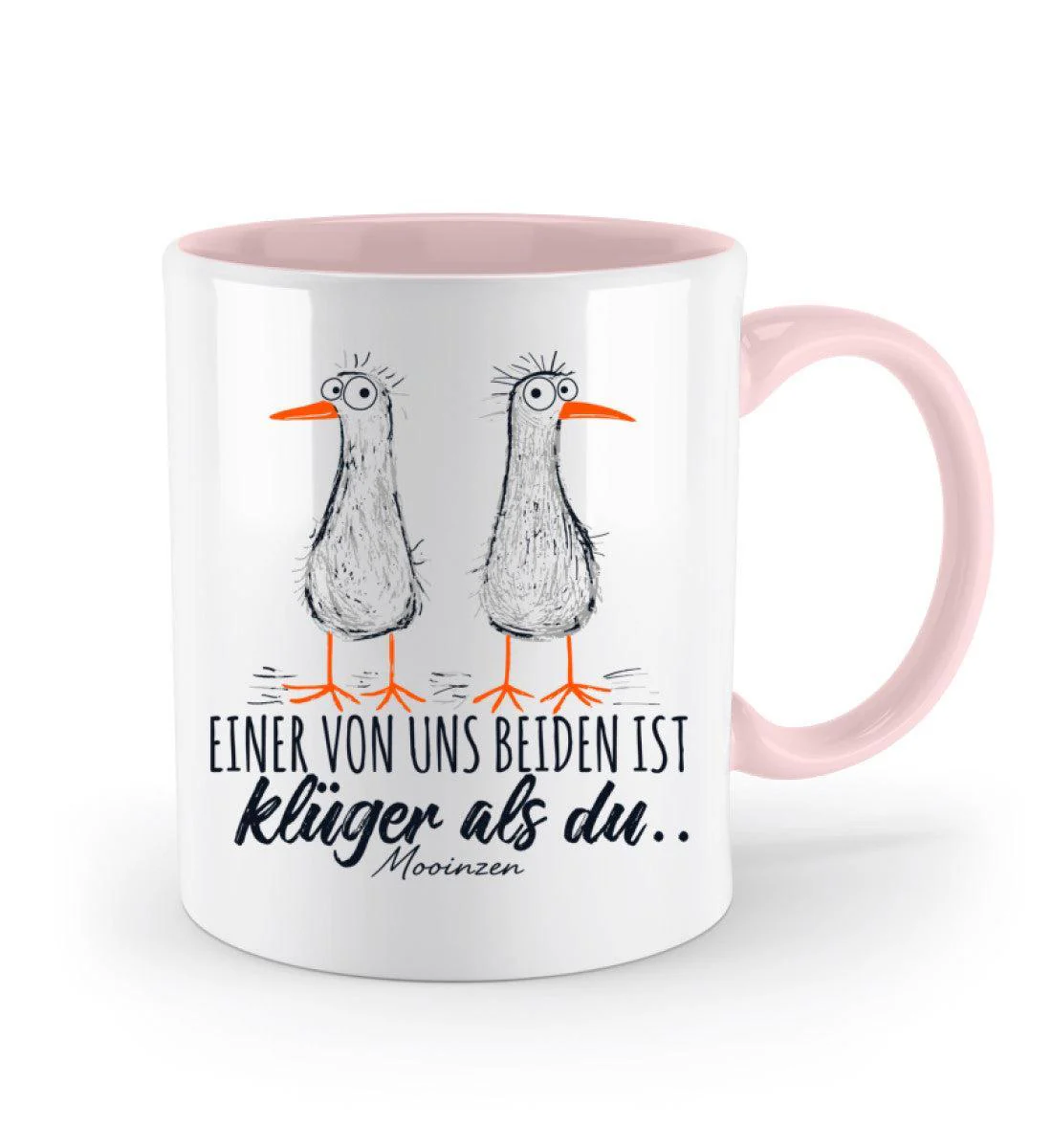 Einer von uns ist klüger als du · Keramiktasse Zweifarbig - Image 9