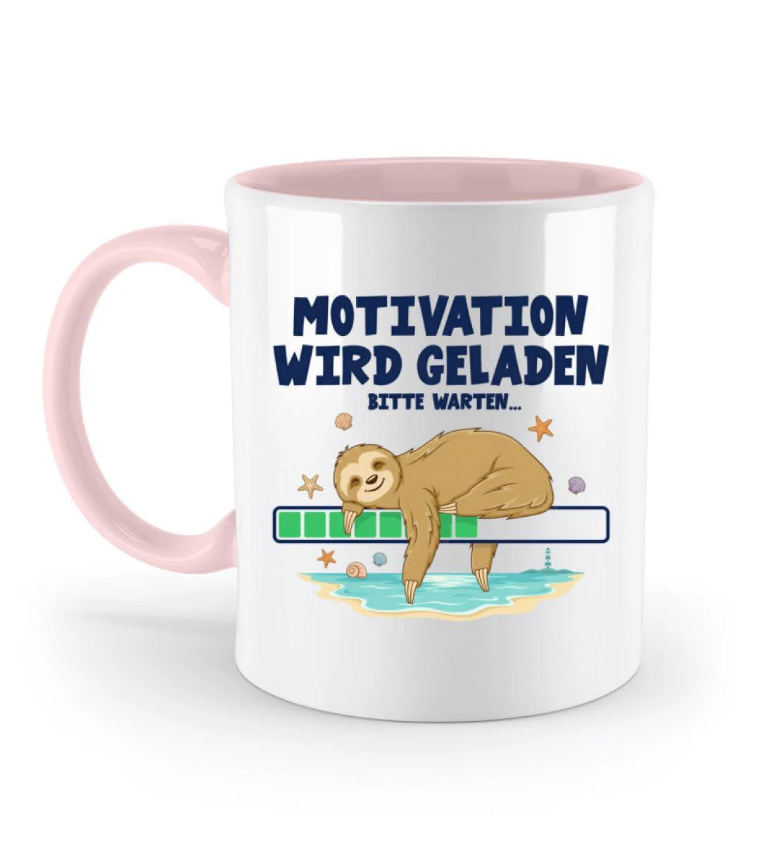 Faultier Motivation · Keramiktasse Zweifarbig - Image 10