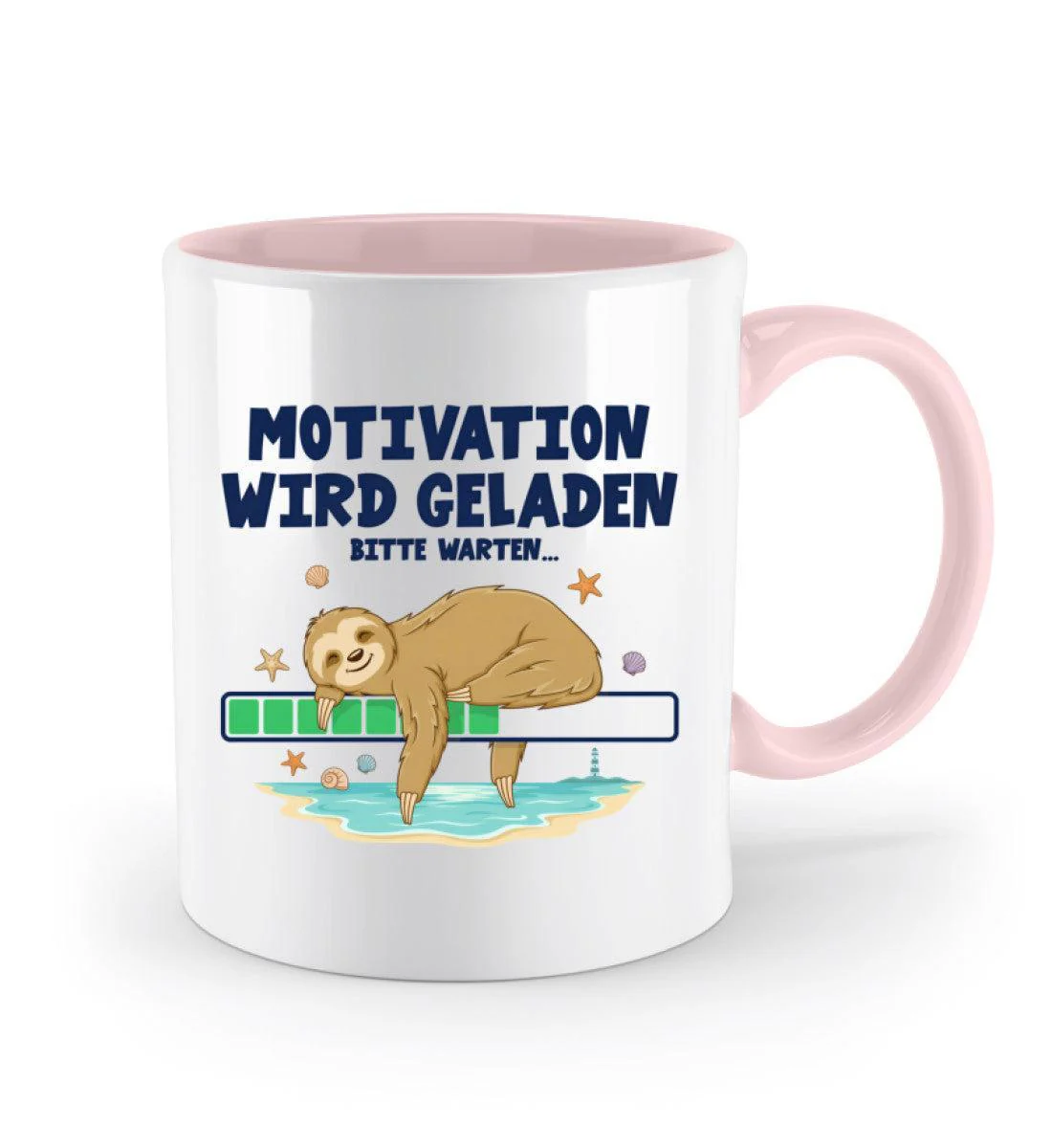 Faultier Motivation · Keramiktasse Zweifarbig - Image 9