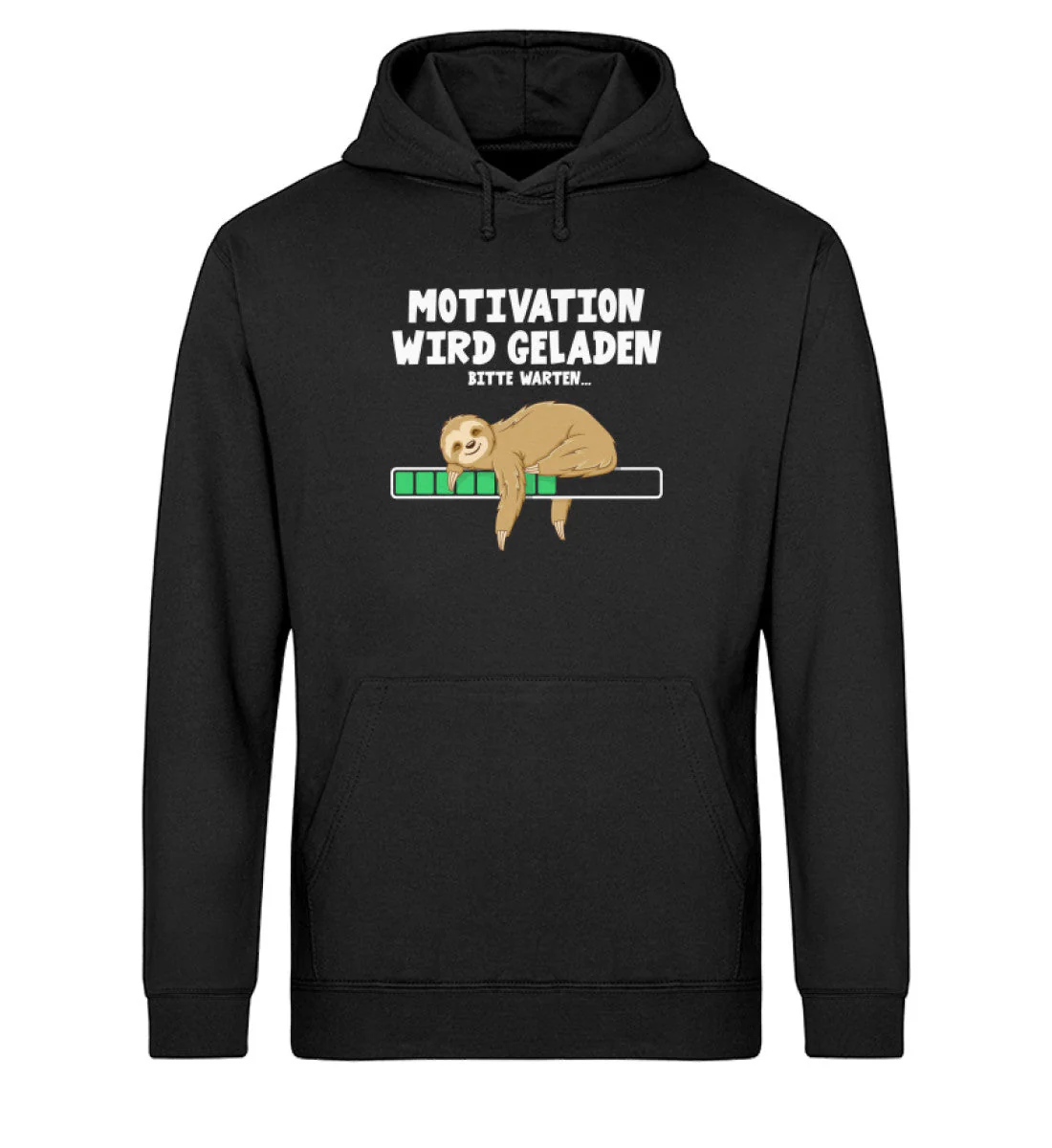 Faultier Motivation · Unisex Bio Hoodie