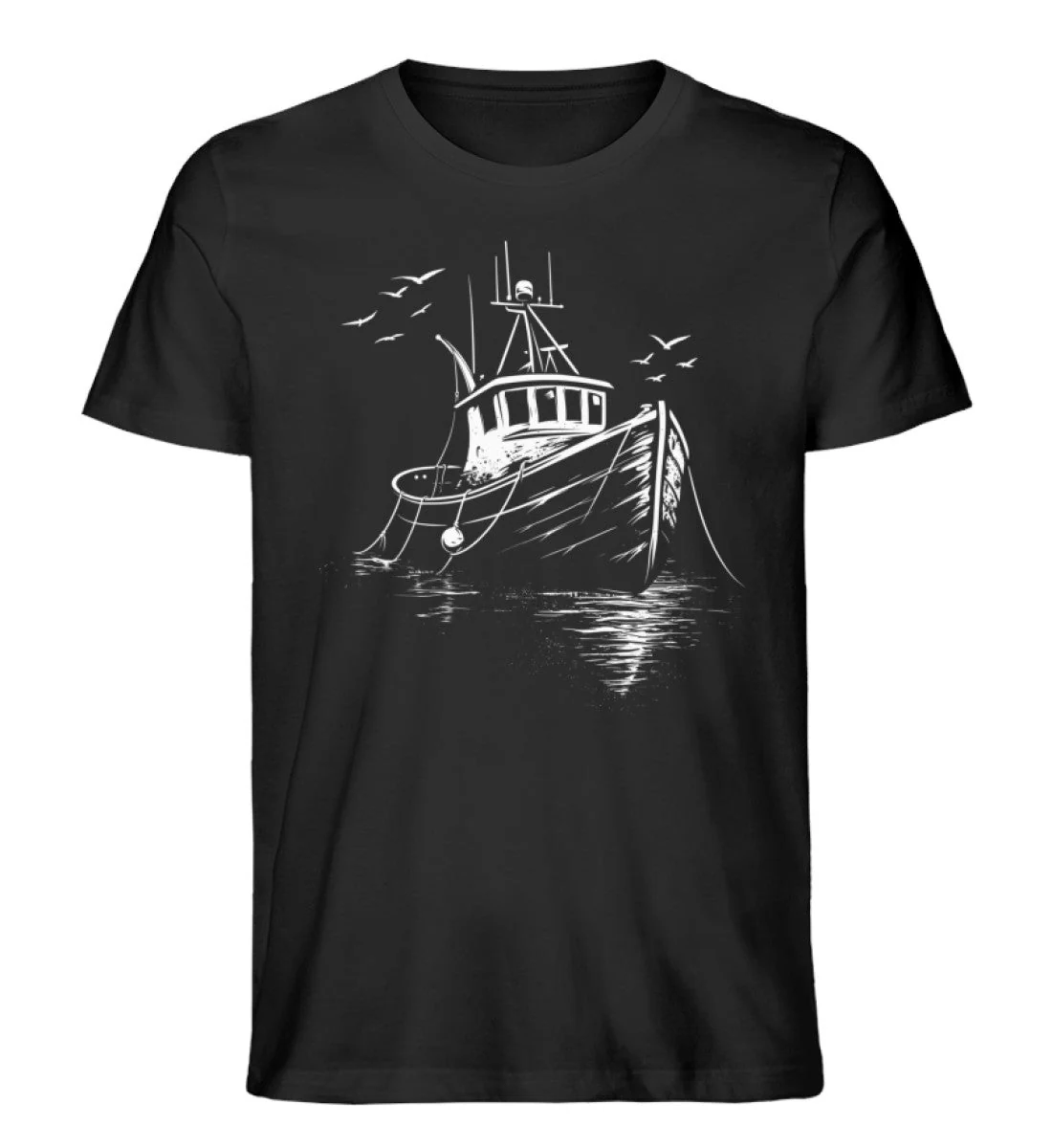 Fischerboot · Herren Premium Bio T-Shirt