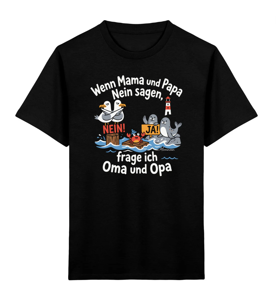Frage ich Oma und Opa  · Kinder Premium Bio T-Shirt
