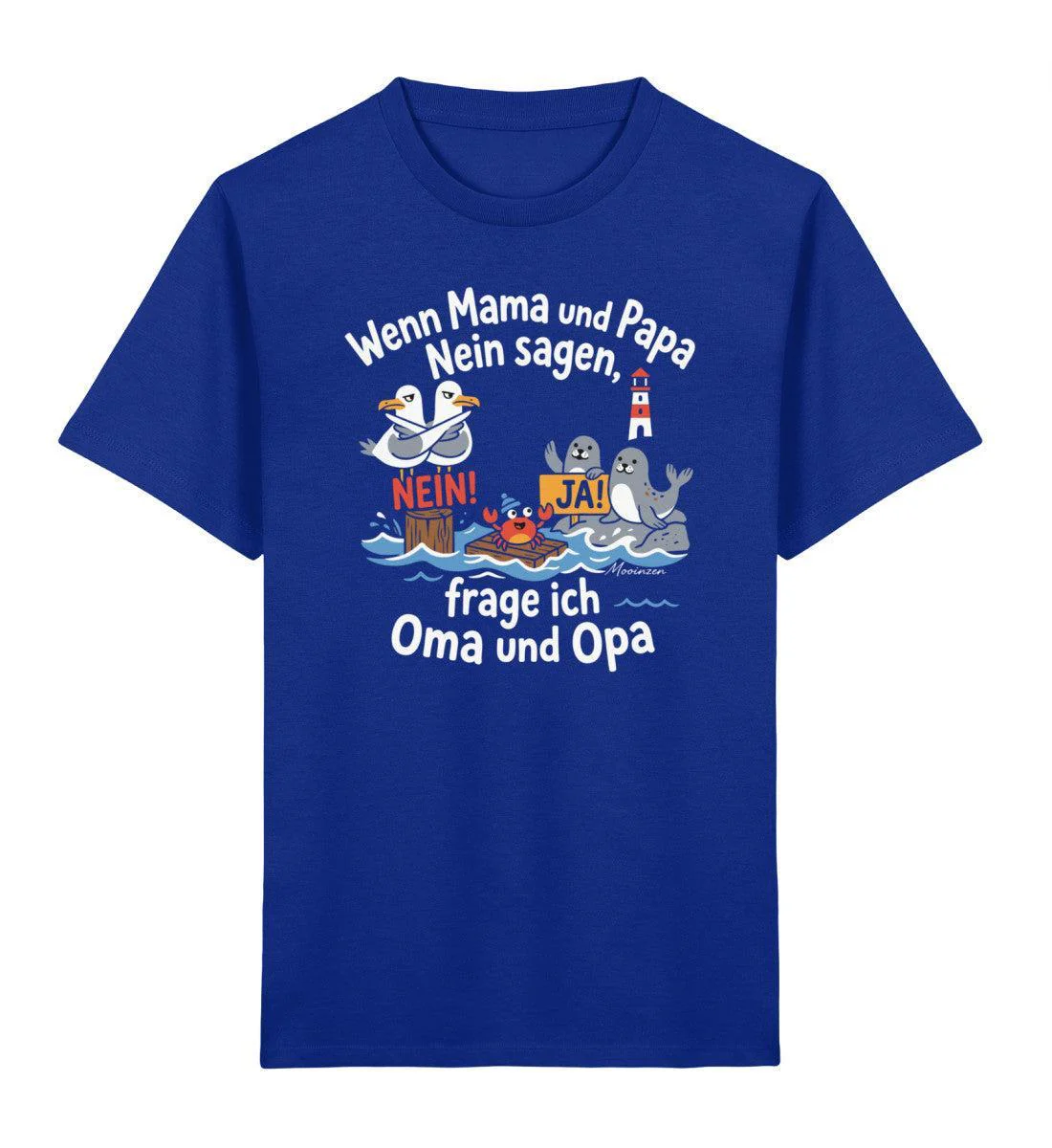 Frage ich Oma und Opa  · Kinder Premium Bio T-Shirt - Image 2