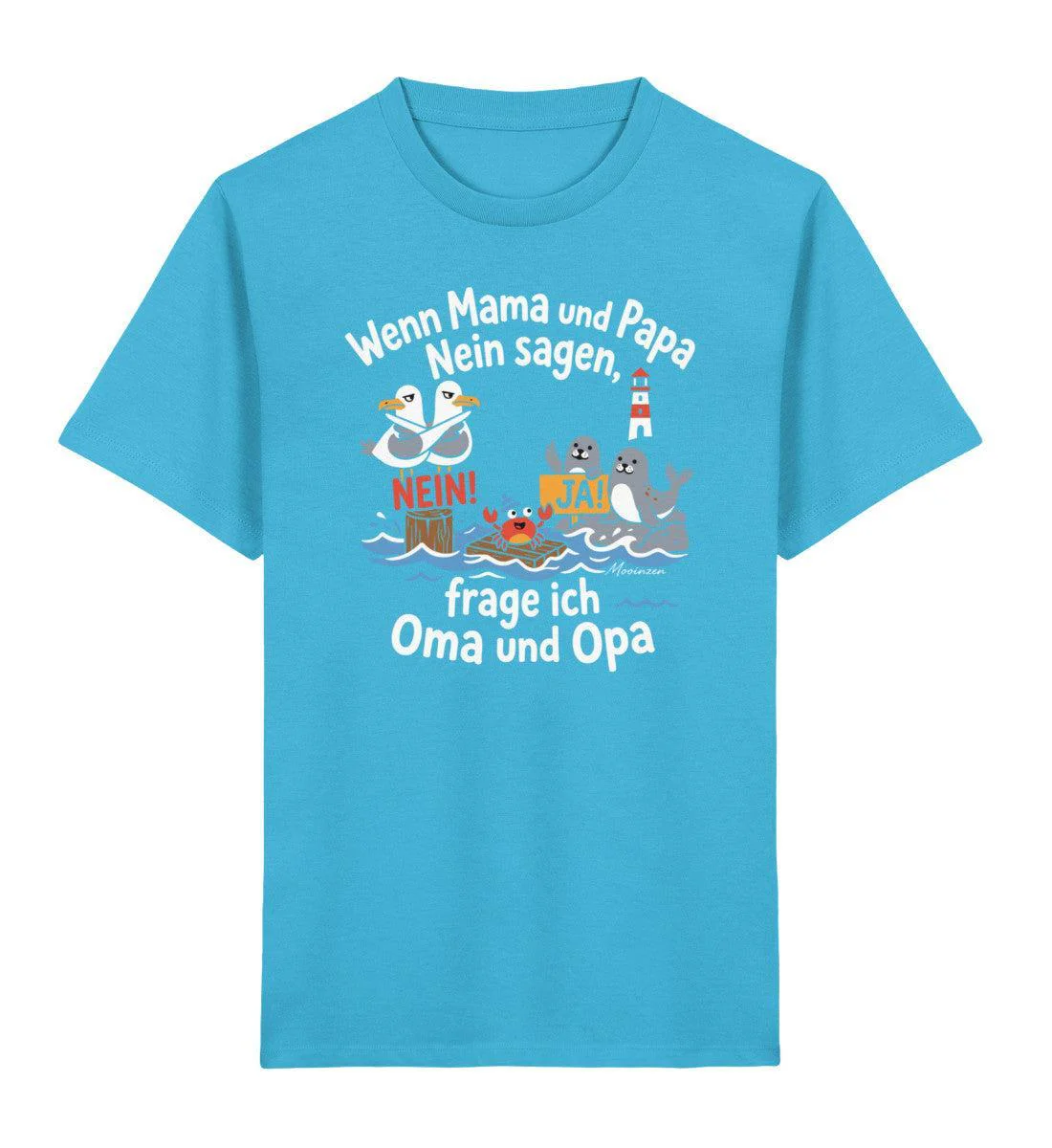 Frage ich Oma und Opa  · Kinder Premium Bio T-Shirt - Image 6
