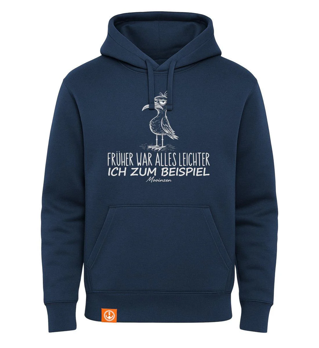 Früher war alles leichter · Unisex Signature Bio Hoodie - Image 2