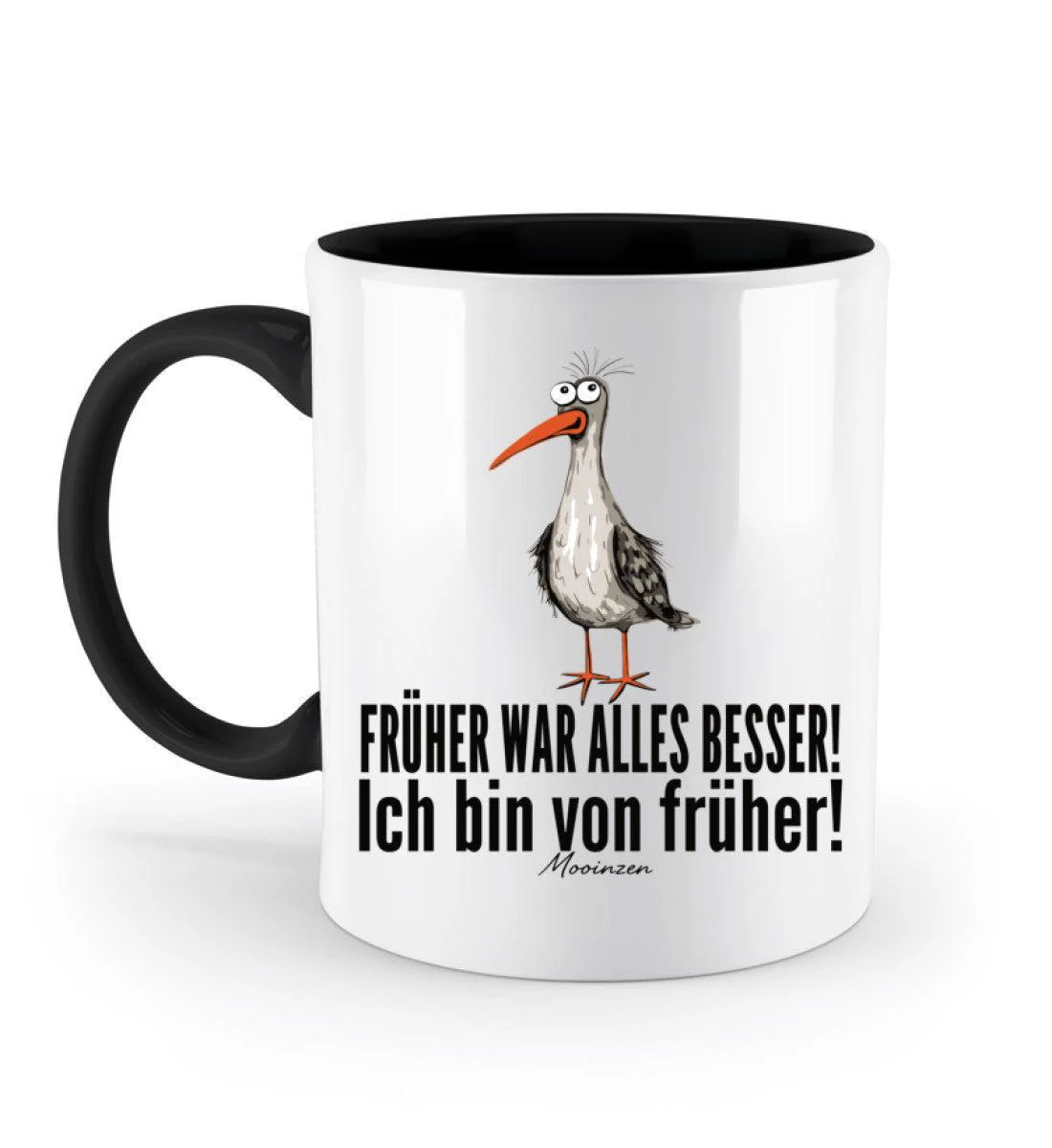 Früher war alles besser! · Keramiktasse Zweifarbig
