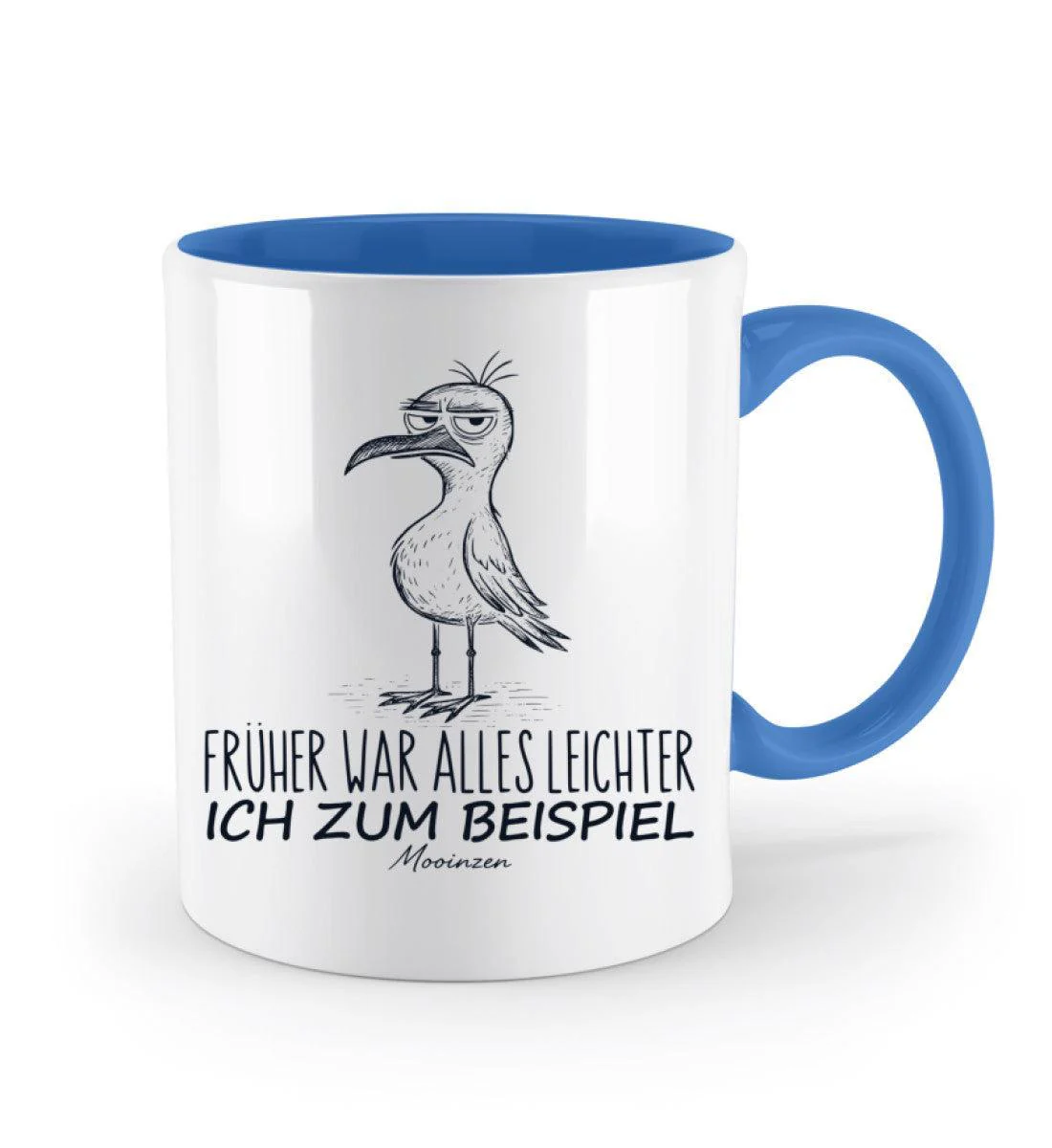 Früher war alles leichter, ich zum Beispiel · Keramiktasse Zweifarbig - Image 5