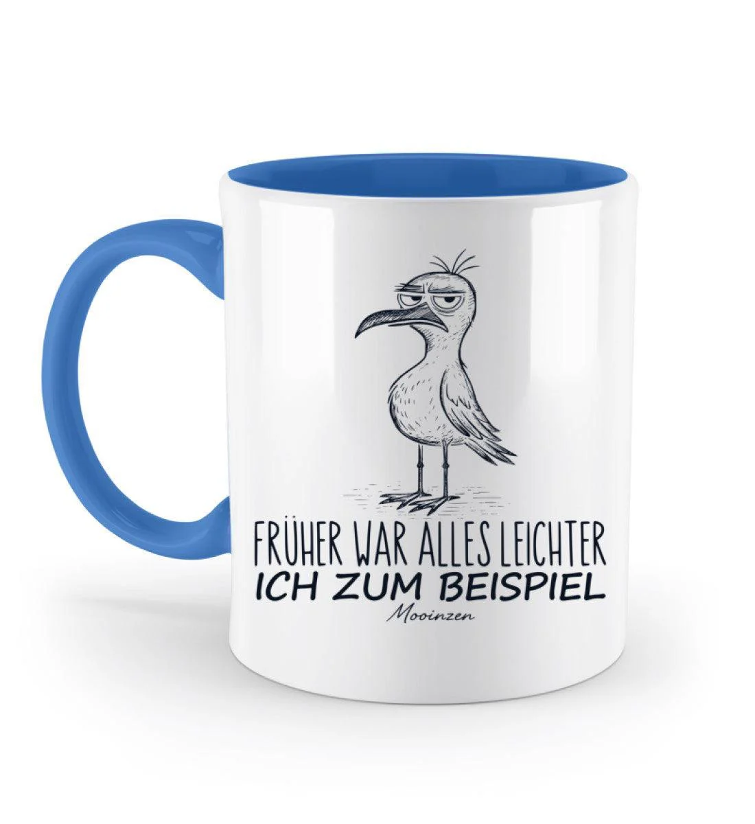 Früher war alles leichter, ich zum Beispiel · Keramiktasse Zweifarbig - Image 6