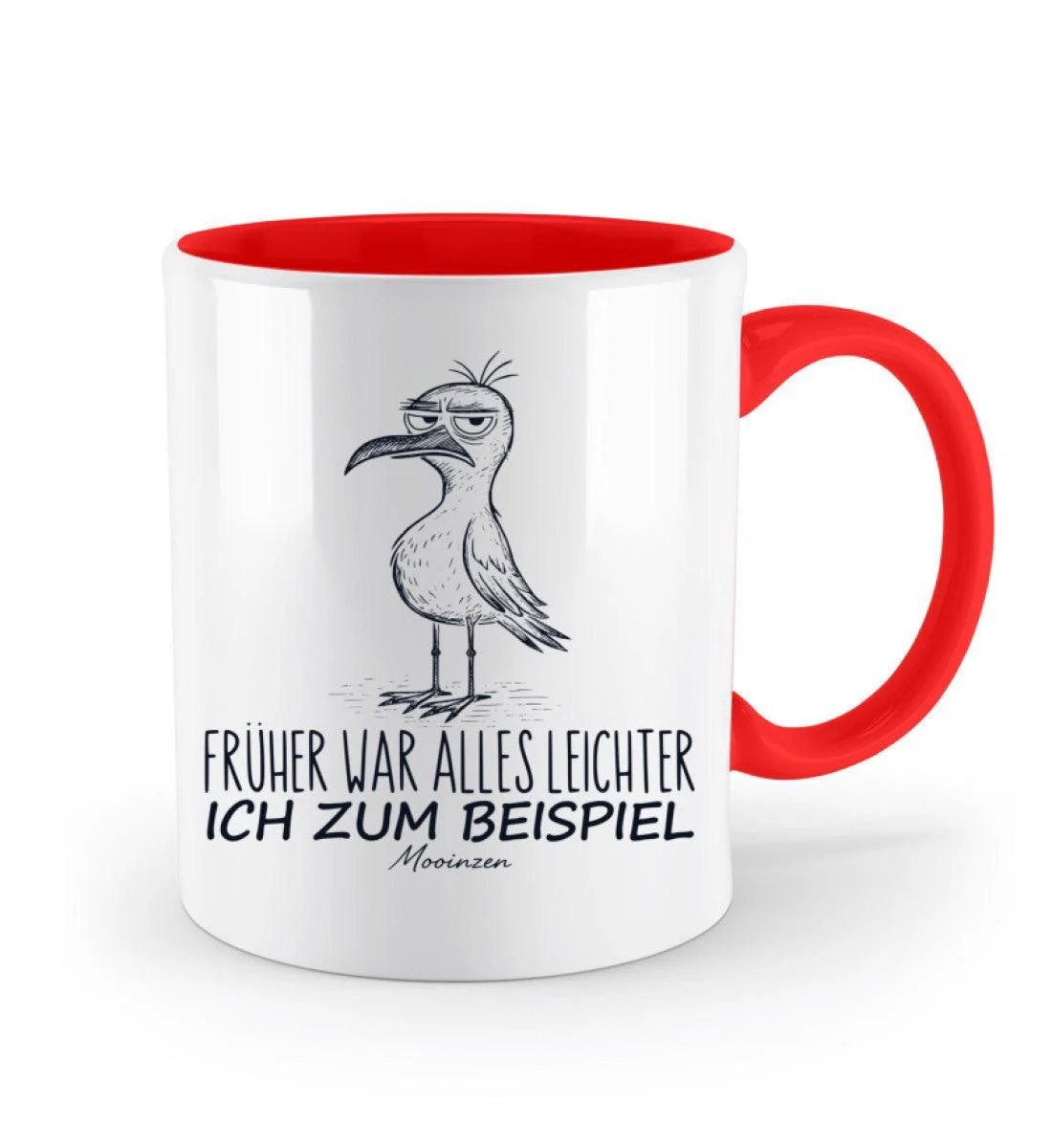Früher war alles leichter, ich zum Beispiel · Keramiktasse Zweifarbig - Image 7