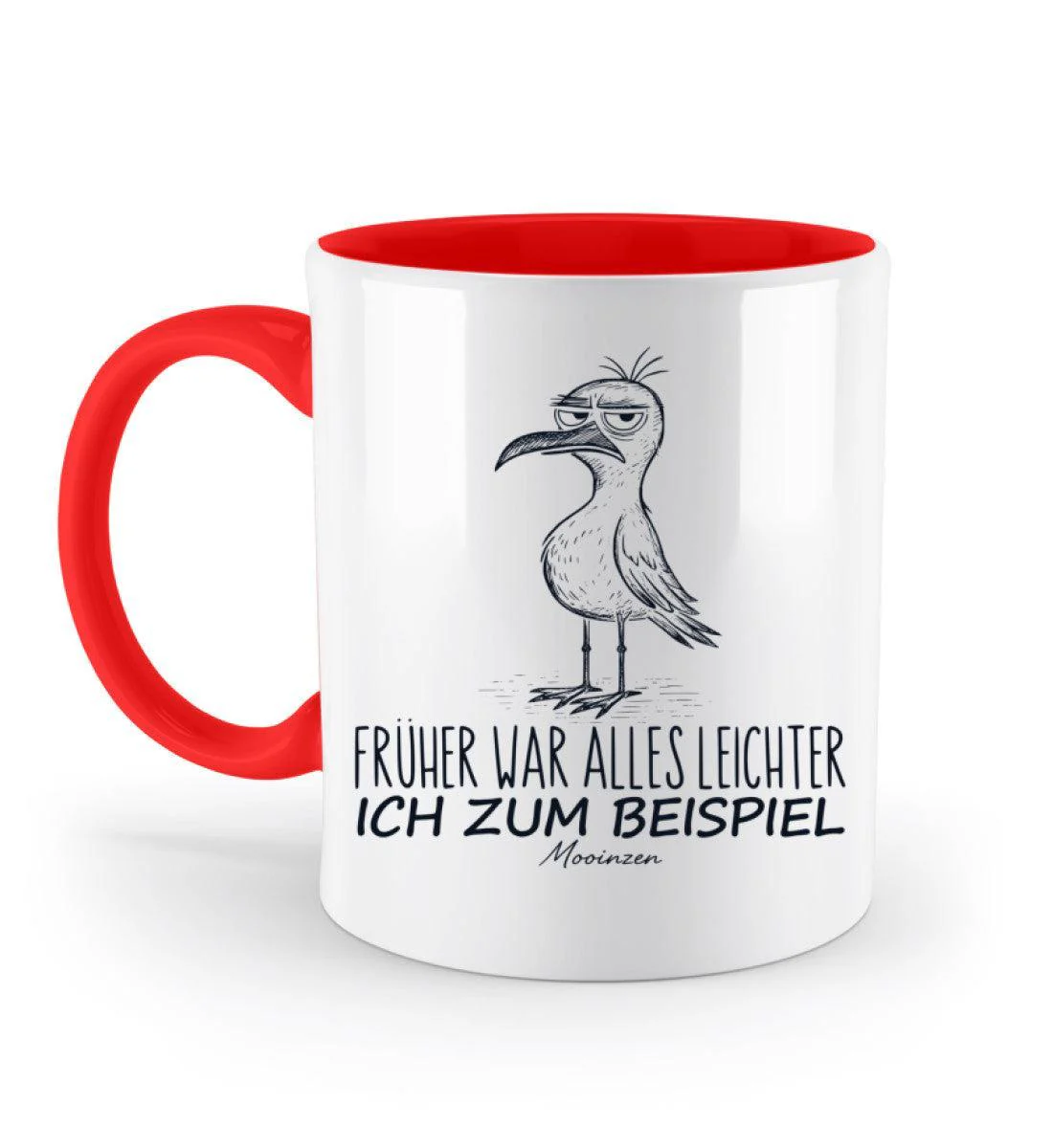 Früher war alles leichter, ich zum Beispiel · Keramiktasse Zweifarbig - Image 8
