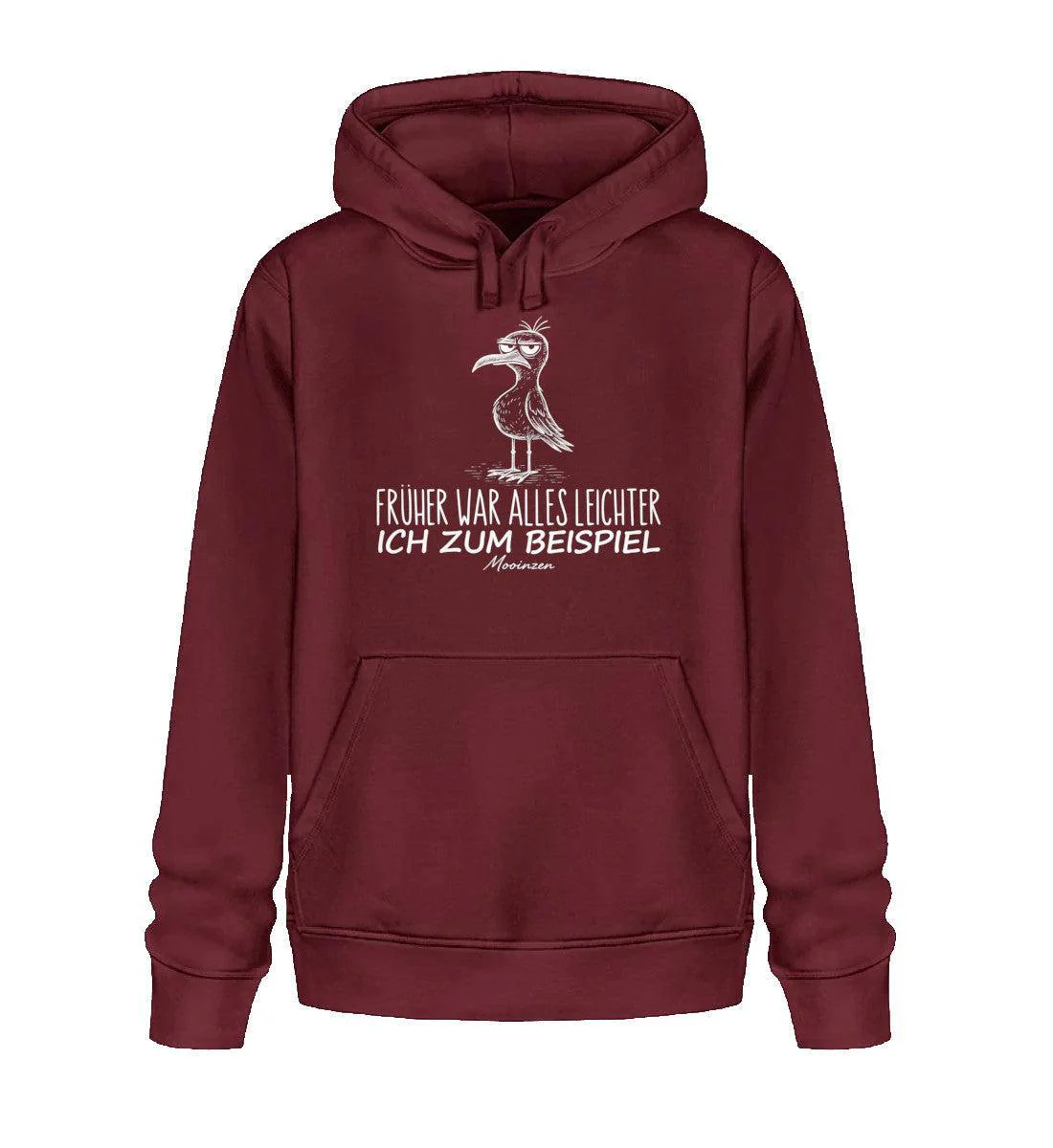 Früher war alles leichter, ich zum Beispiel · Unisex Bio Hoodie - Image 2