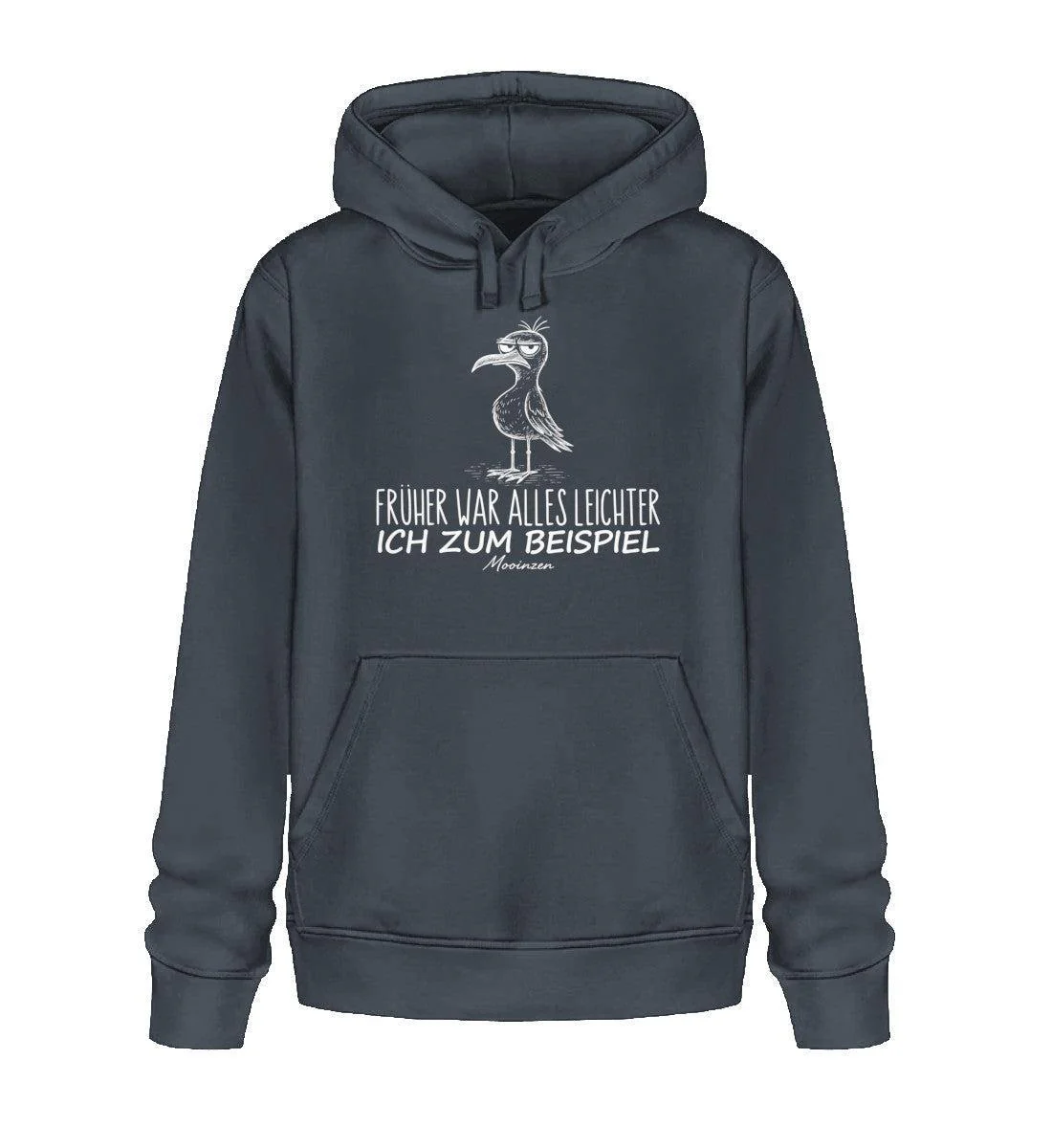 Früher war alles leichter, ich zum Beispiel · Unisex Bio Hoodie - Image 4