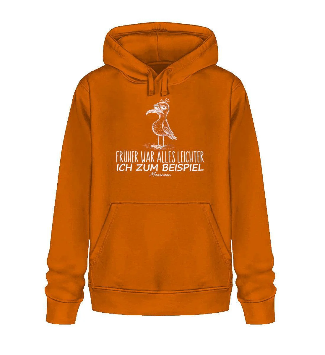 Früher war alles leichter, ich zum Beispiel · Unisex Bio Hoodie - Image 5