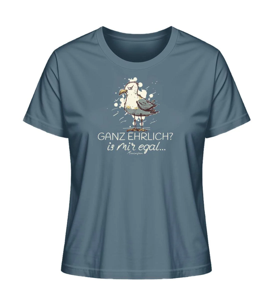 Ganz ehrlich? is mir egal.. · Damen Premium Bio T-Shirt 2.0 - Image 4