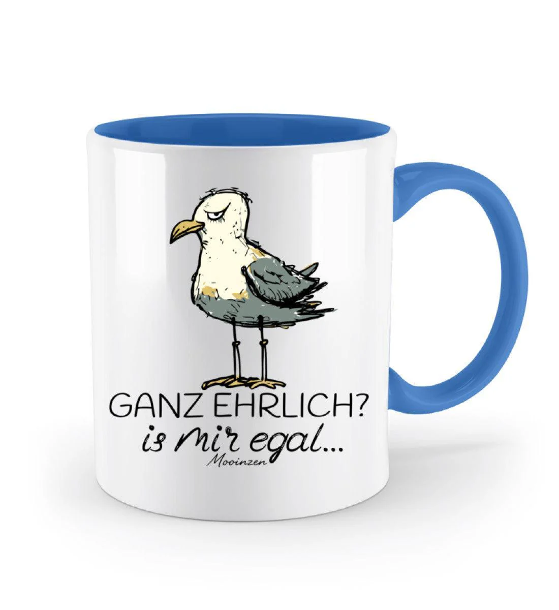 Ganz Ehrlich? Is Mir Egal... · Keramiktasse Zweifarbig - Image 5