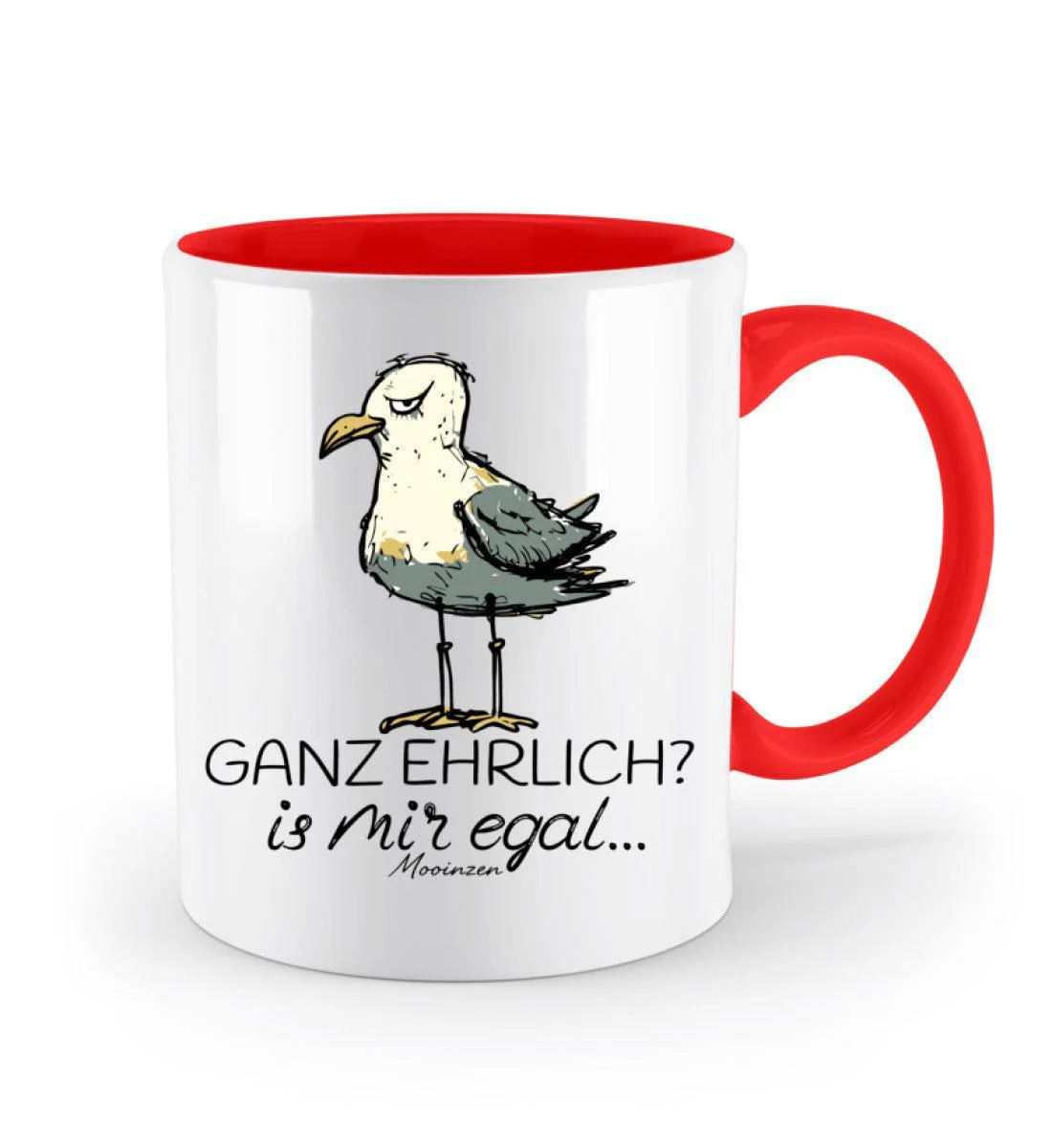 Ganz Ehrlich? Is Mir Egal... · Keramiktasse Zweifarbig - Image 7