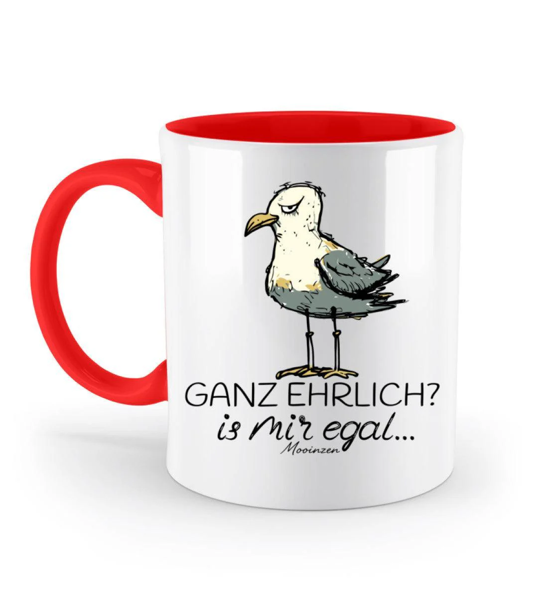 Ganz Ehrlich? Is Mir Egal... · Keramiktasse Zweifarbig - Image 8