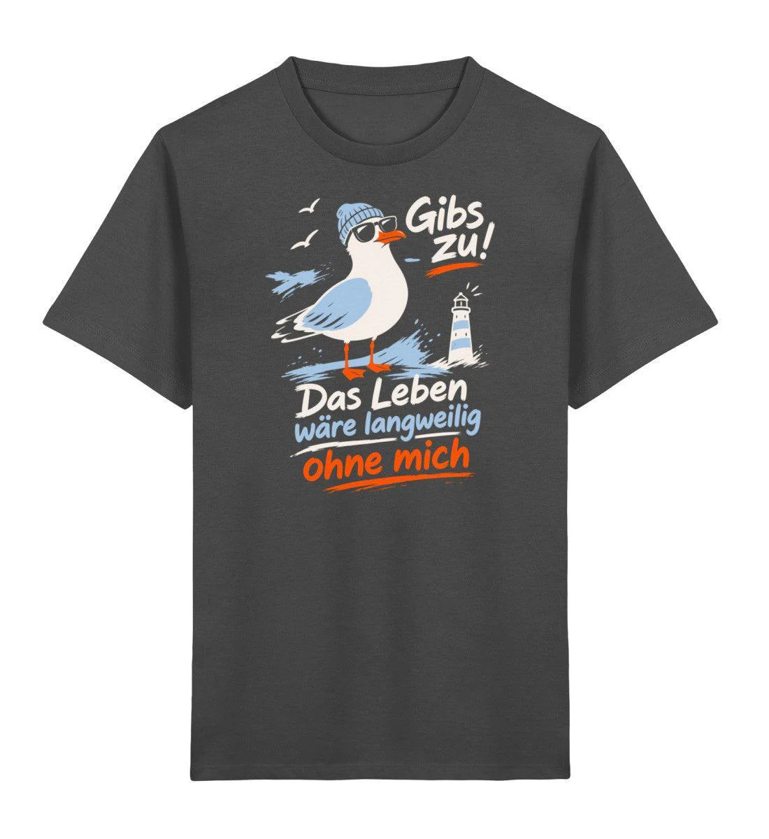 Gibs zu! Das Leben wäre ohne mich langweilig · Kinder Premium Bio T-Shirt - Image 4