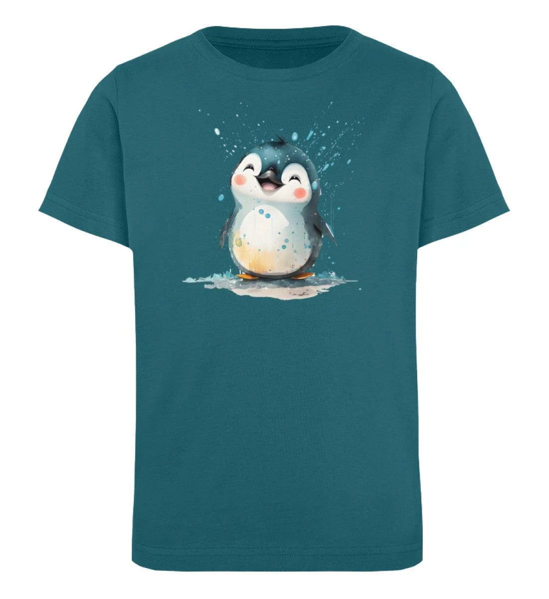 Glücklicher Pinguin · Kinder Premium Bio T-Shirt - Image 3