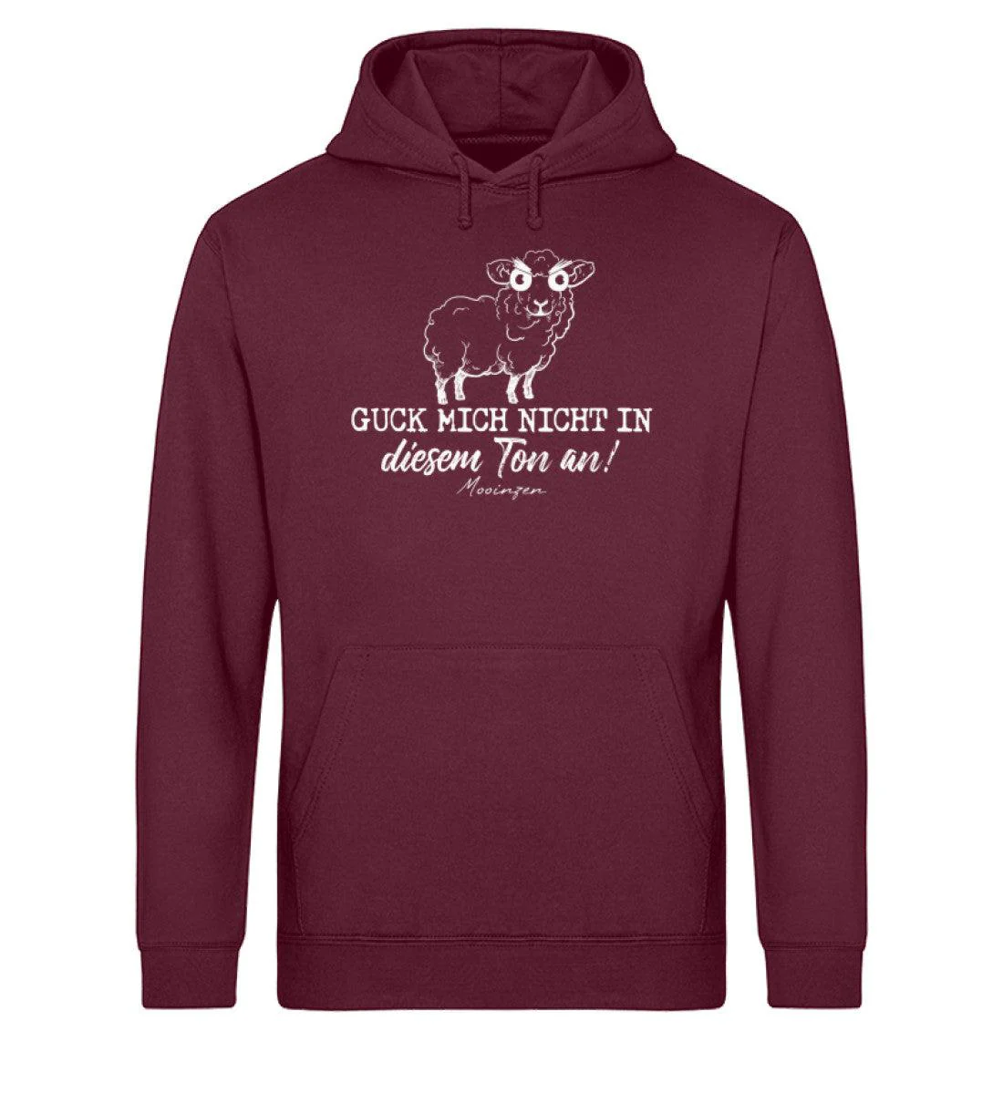 Guck mich nicht in diesem Ton an · Unisex Bio Hoodie - Image 2