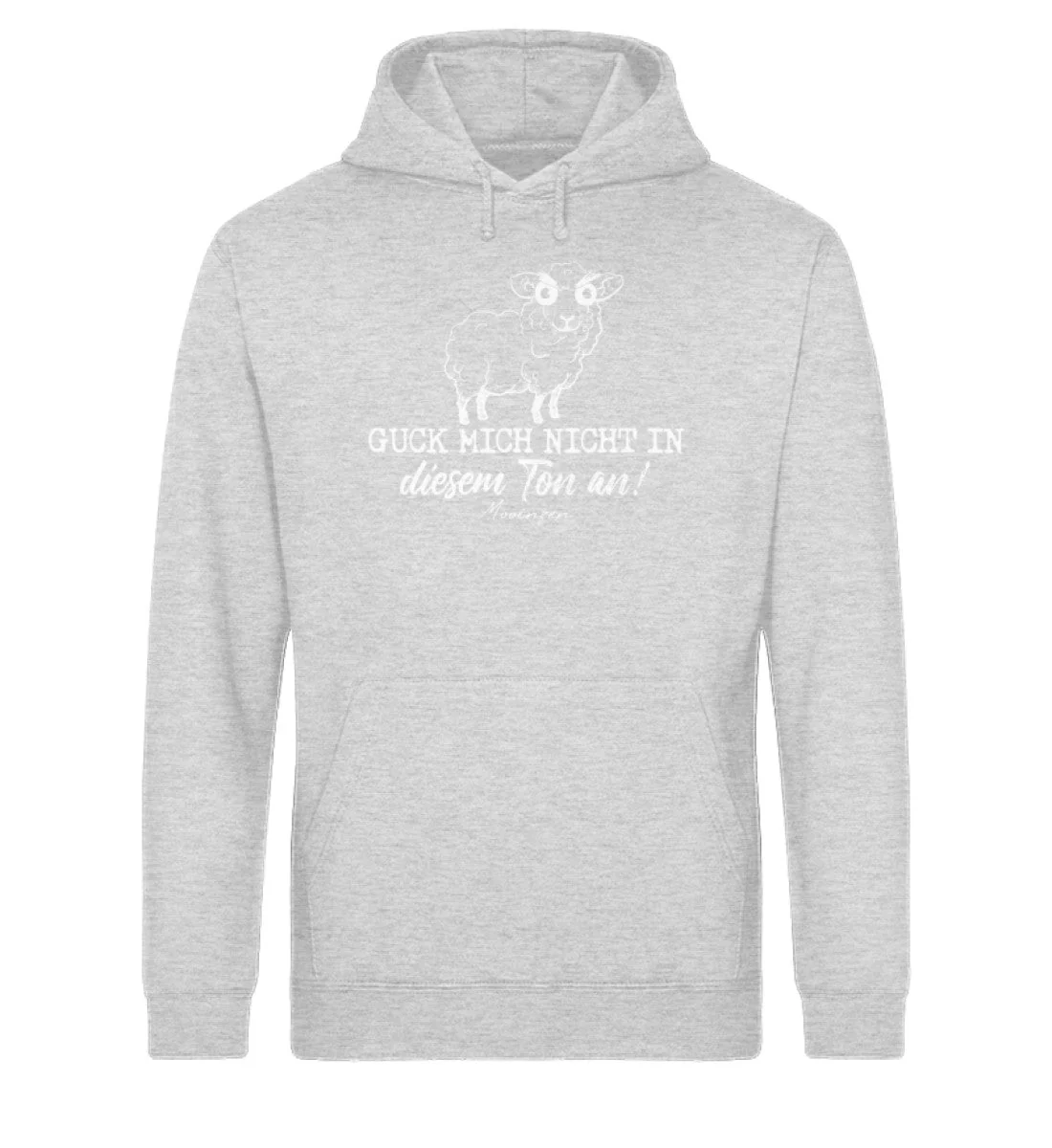 Guck mich nicht in diesem Ton an · Unisex Bio Hoodie - Image 5