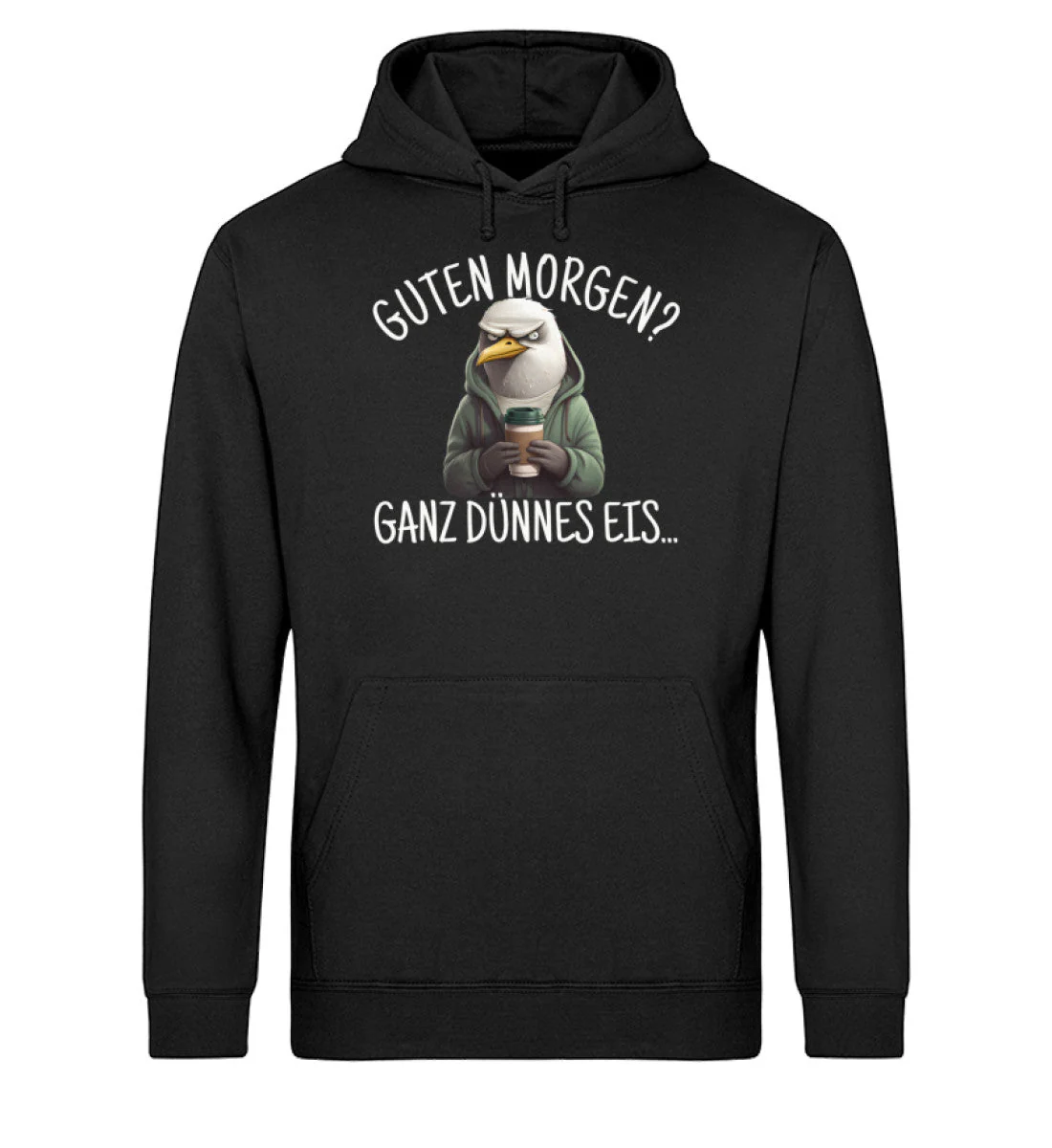 Guten Morgen? ganz dünnes Eis.. · Unisex Bio Hoodie