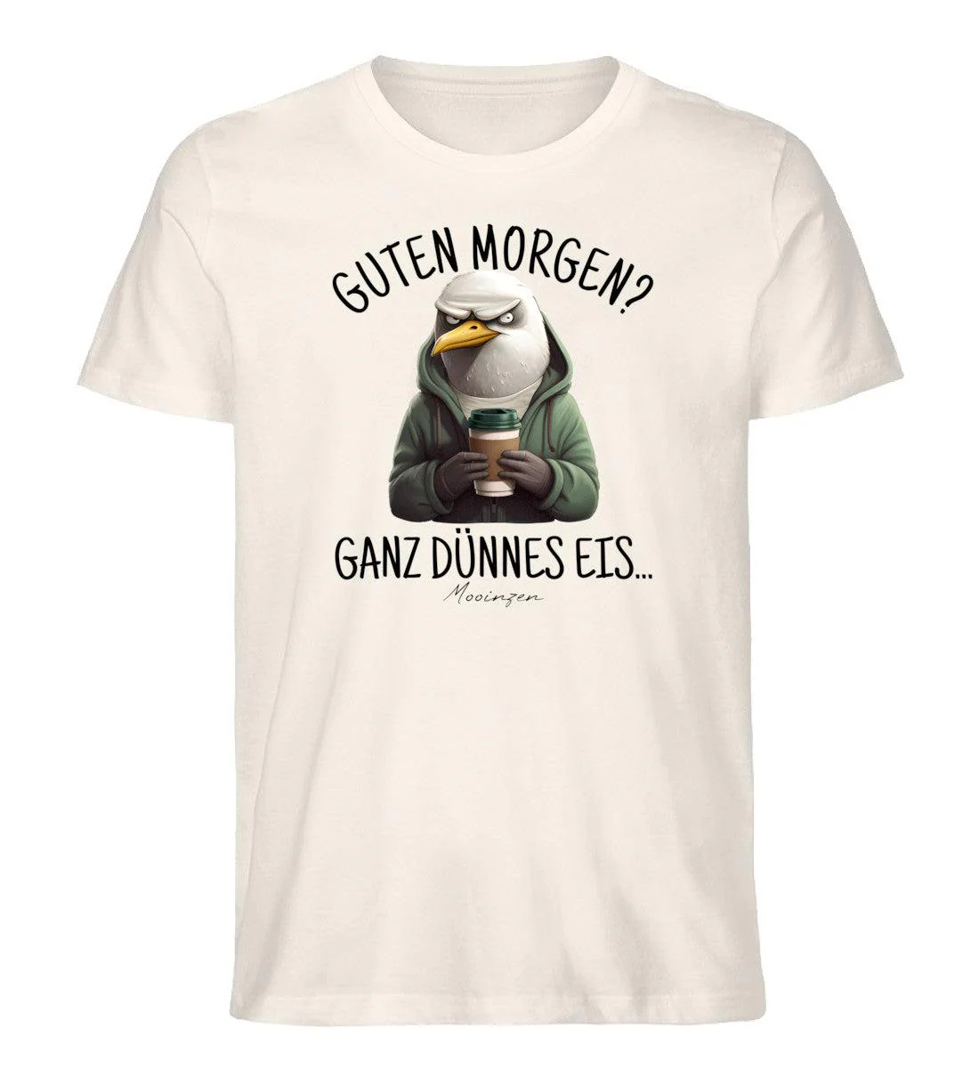 Guten Morgen? Ganz dünnes Eis... · Herren Premium Bio T-Shirt - Image 2