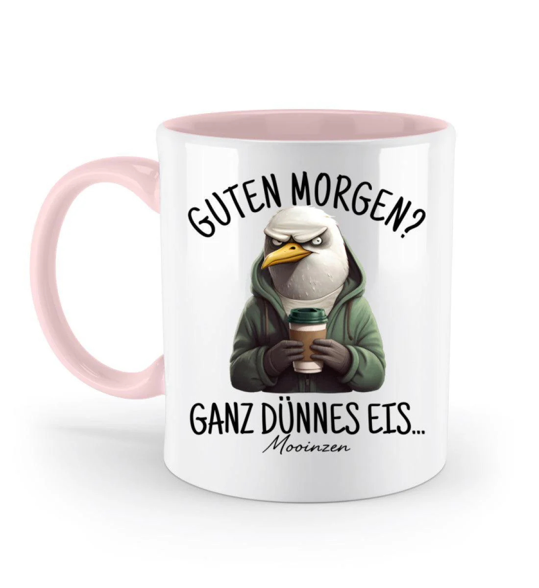 Guten Morgen? Ganz dünnes Eis... · Keramiktasse Zweifarbig - Image 10