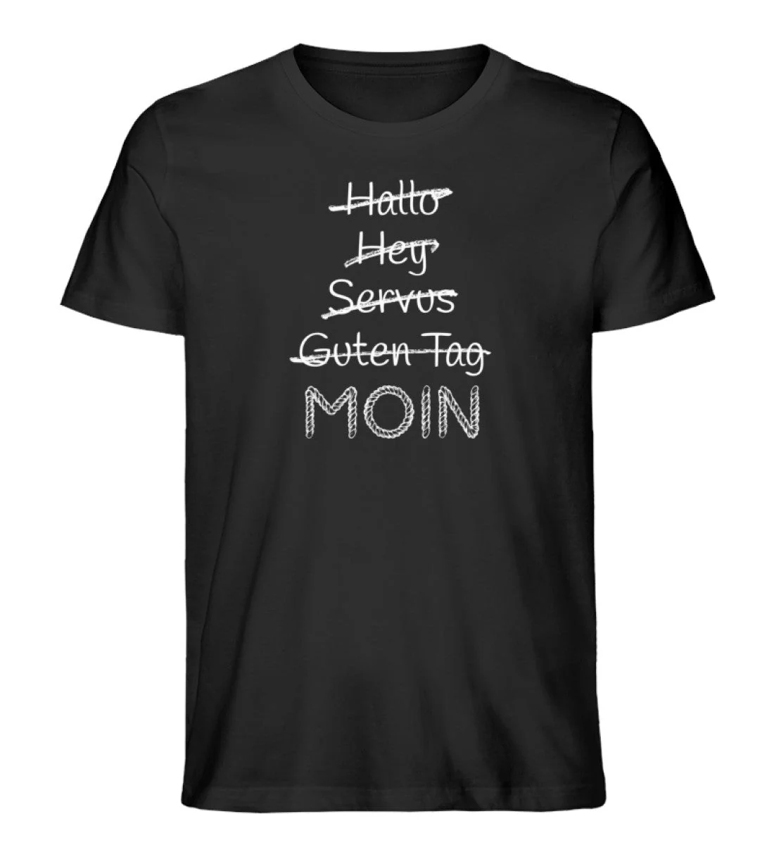 hallo hey servus moin · Herren Premium Bio T-Shirt
