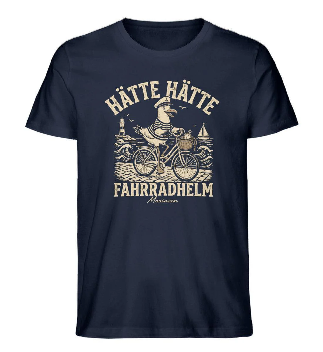 Hätte Hätte Fahrradhelm · Herren Premium Bio T-Shirt - Image 2
