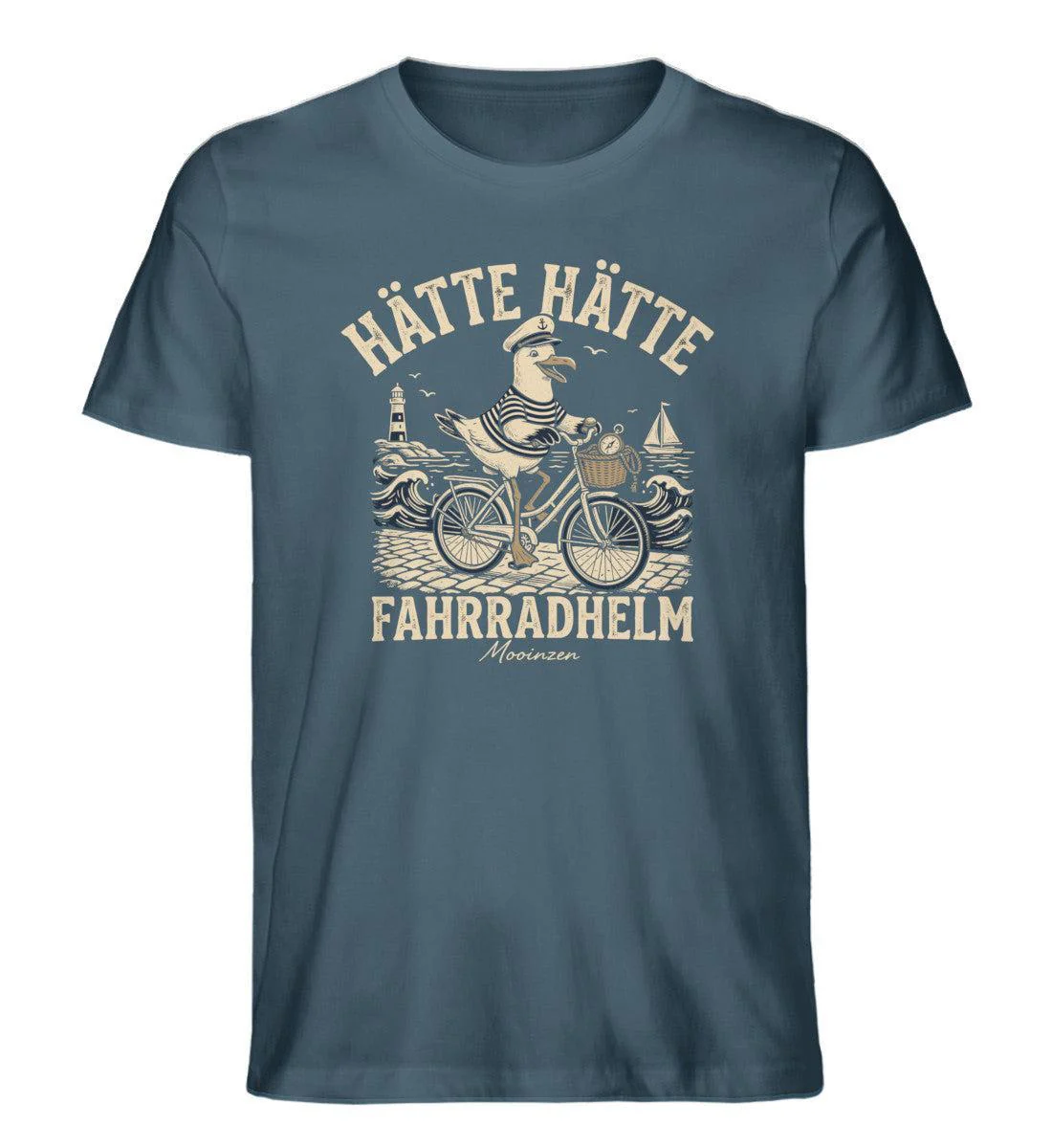 Hätte Hätte Fahrradhelm · Herren Premium Bio T-Shirt - Image 3