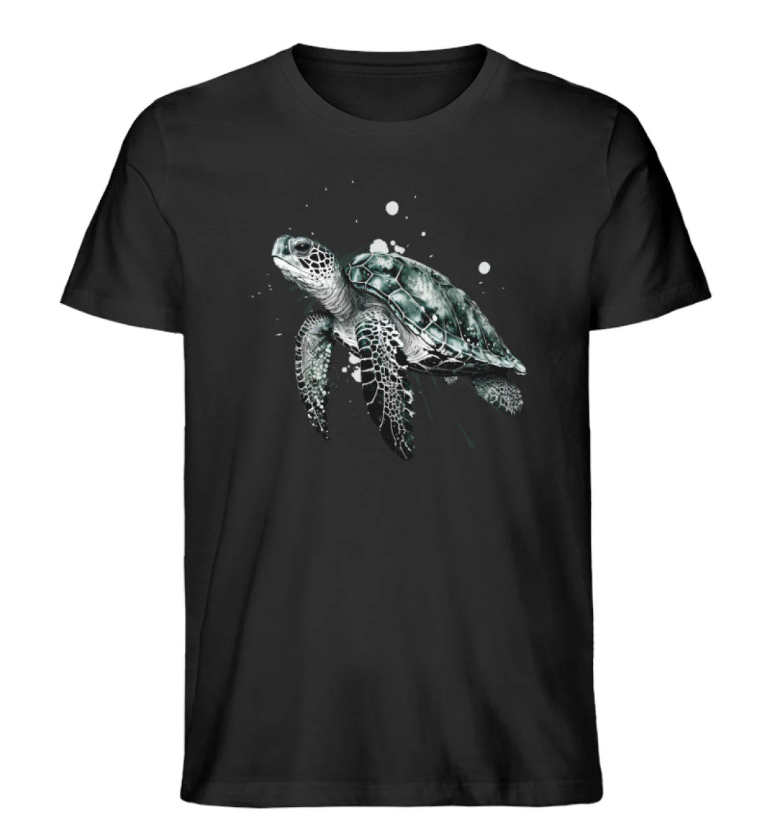 Schildkröte Wasserfarben · Herren Premium Bio T-Shirt