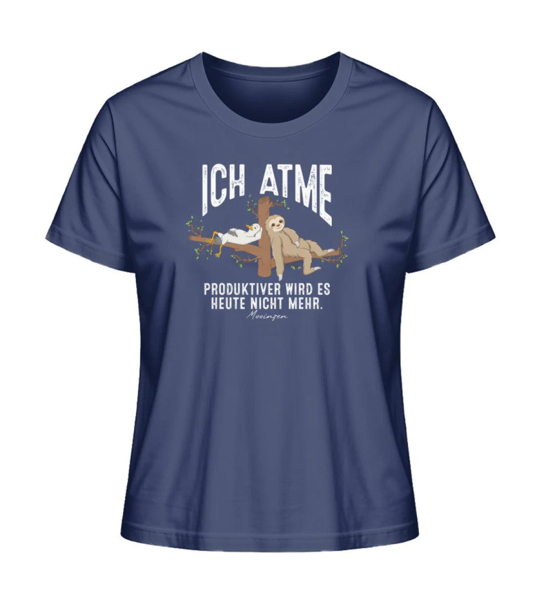 Ich atme Möwe Faultier · Damen Premium Bio T-Shirt 2.0 - Image 3
